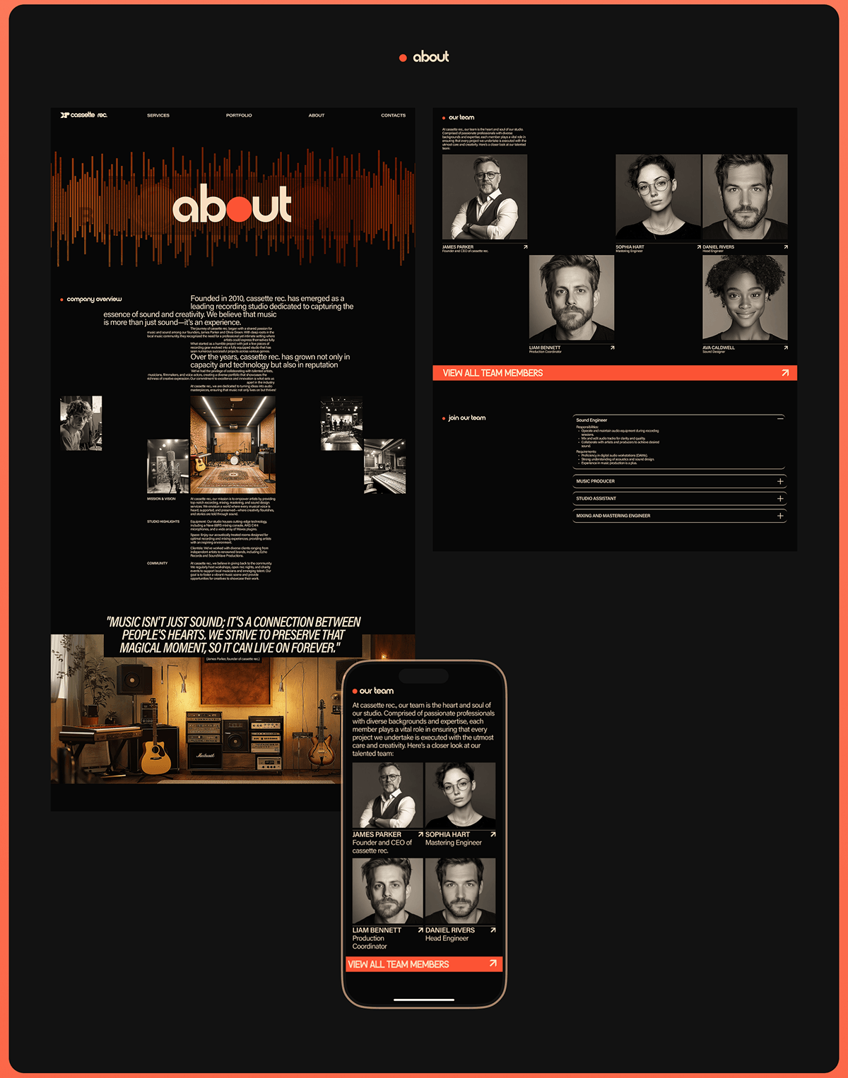 cassette rec. | corporate design concept — Изображение №7 — Интерфейсы на Dprofile