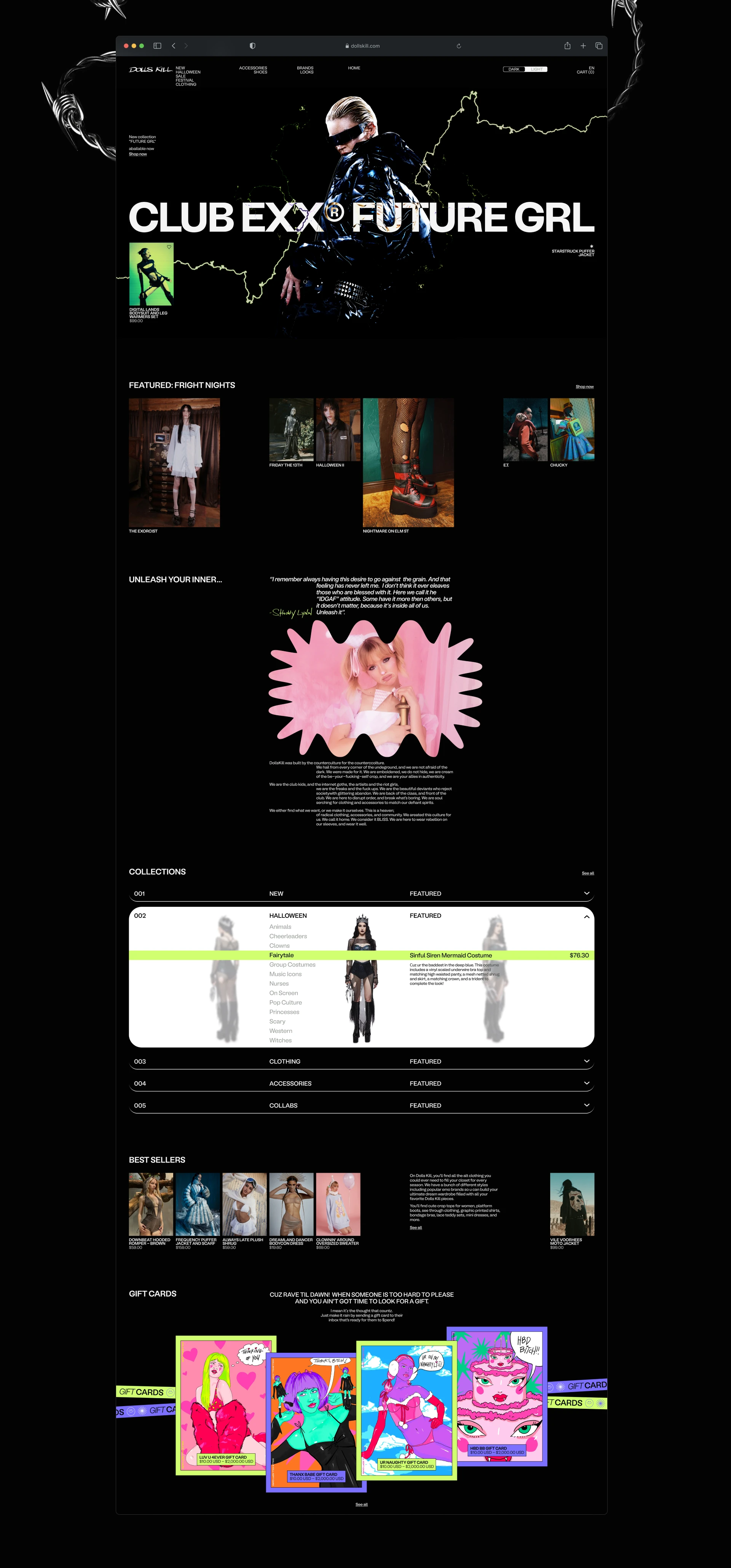 Dolls Kill | E-commerce — Изображение №3 — Интерфейсы на Dprofile
