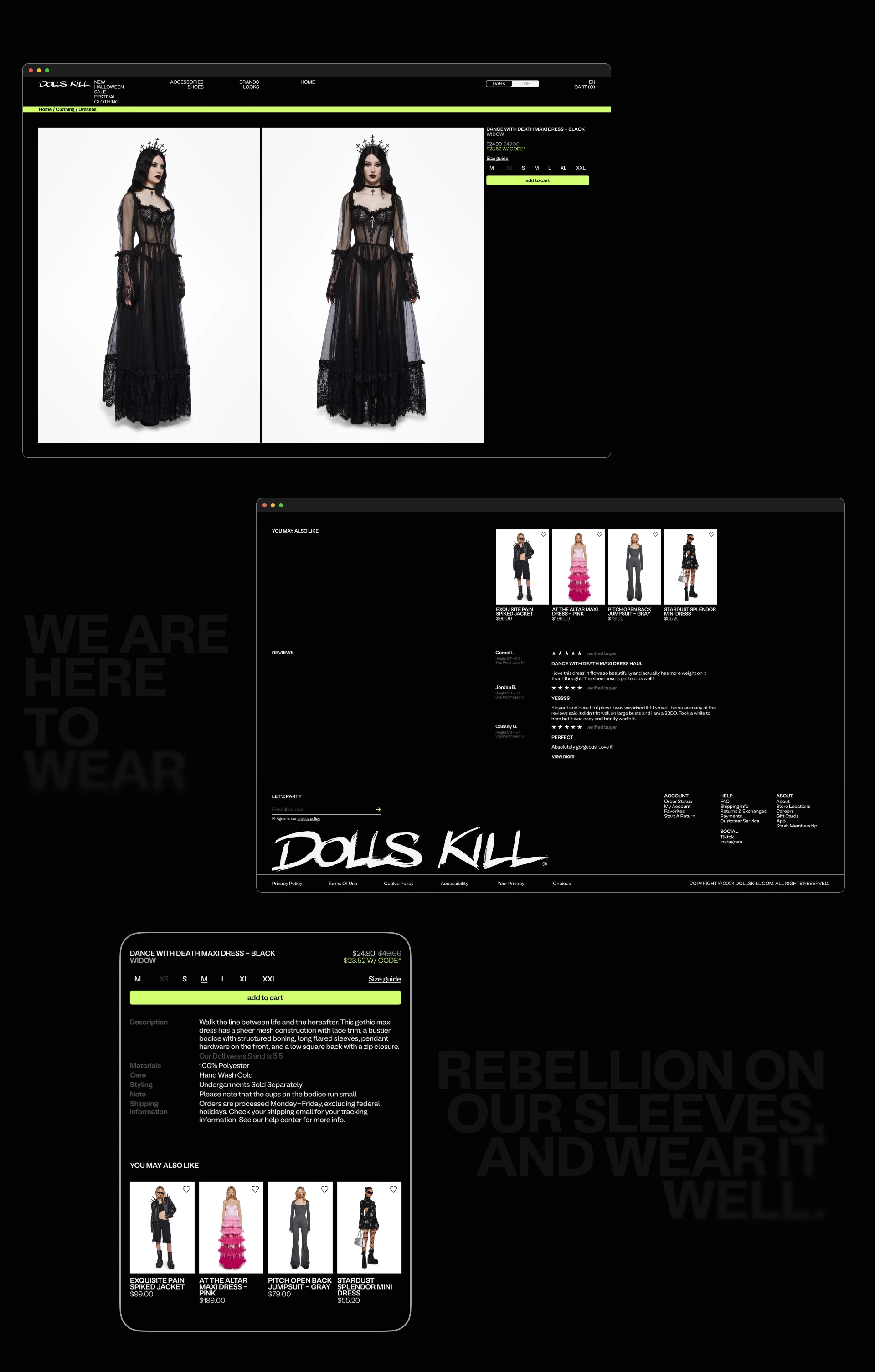 Dolls Kill | E-commerce — Изображение №7 — Интерфейсы на Dprofile