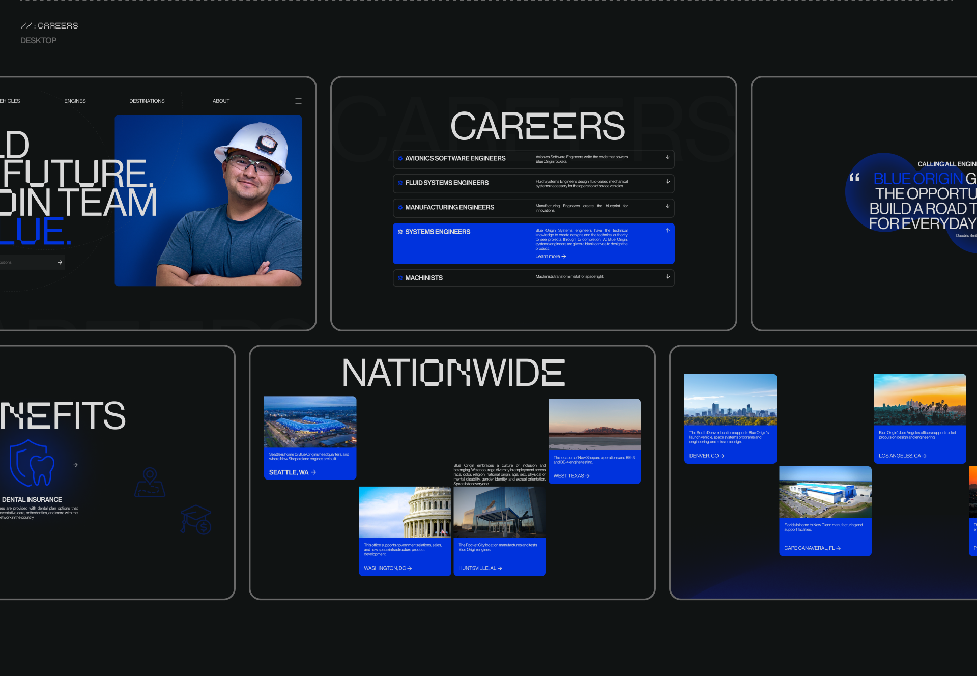 BLUE ORIGIN | Corporate Redesign concept — Изображение №11 — Интерфейсы на Dprofile