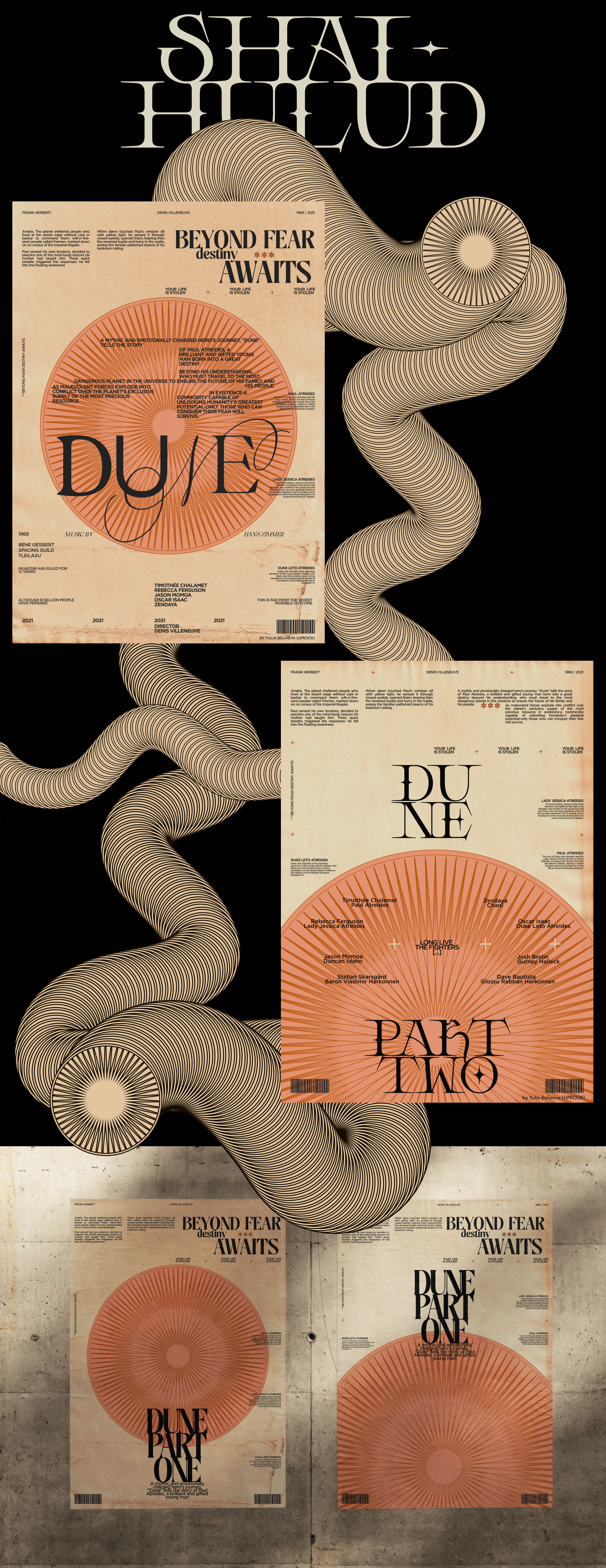 DUNE | poster collection — Изображение №6 — Графика на Dprofile