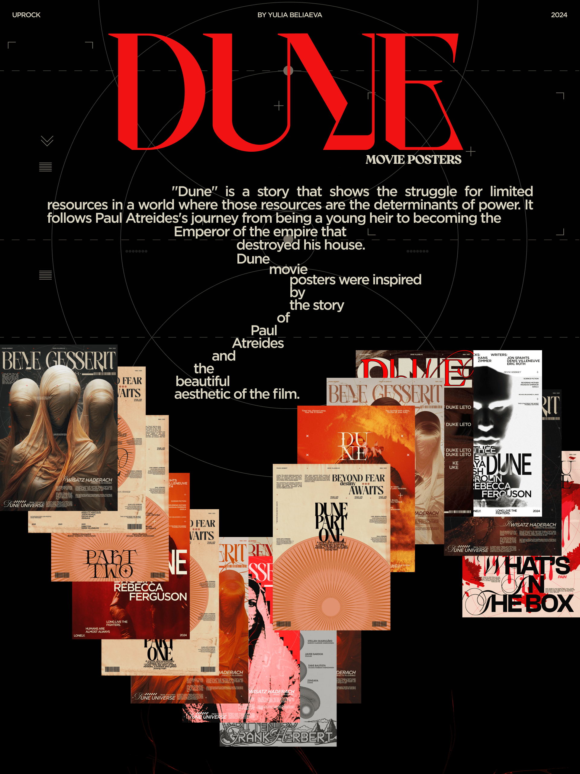 DUNE | poster collection — Изображение №1 — Графика на Dprofile