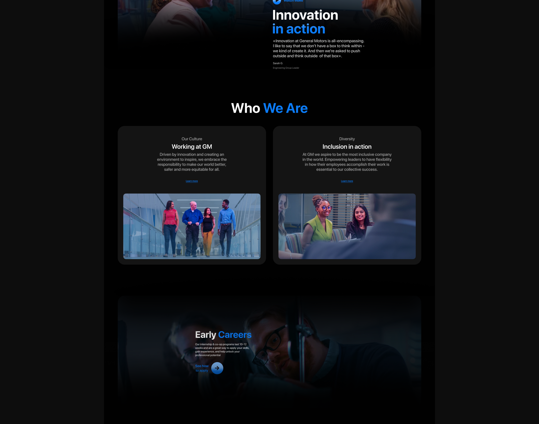 General Motors | Website Concept — Изображение №14 — Брендинг, Интерфейсы на Dprofile