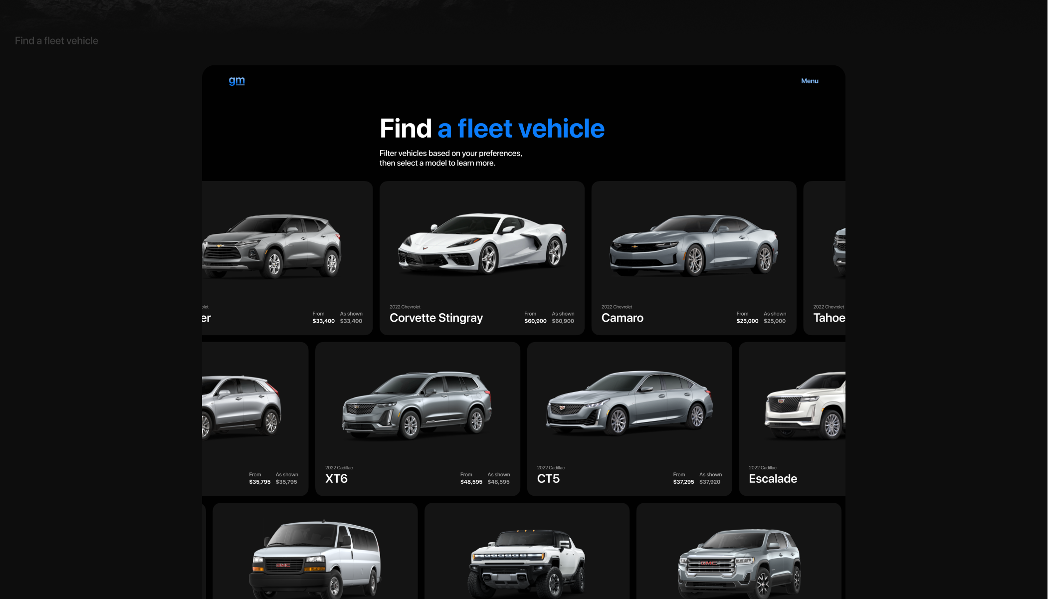General Motors | Website Concept — Изображение №7 — Брендинг, Интерфейсы на Dprofile