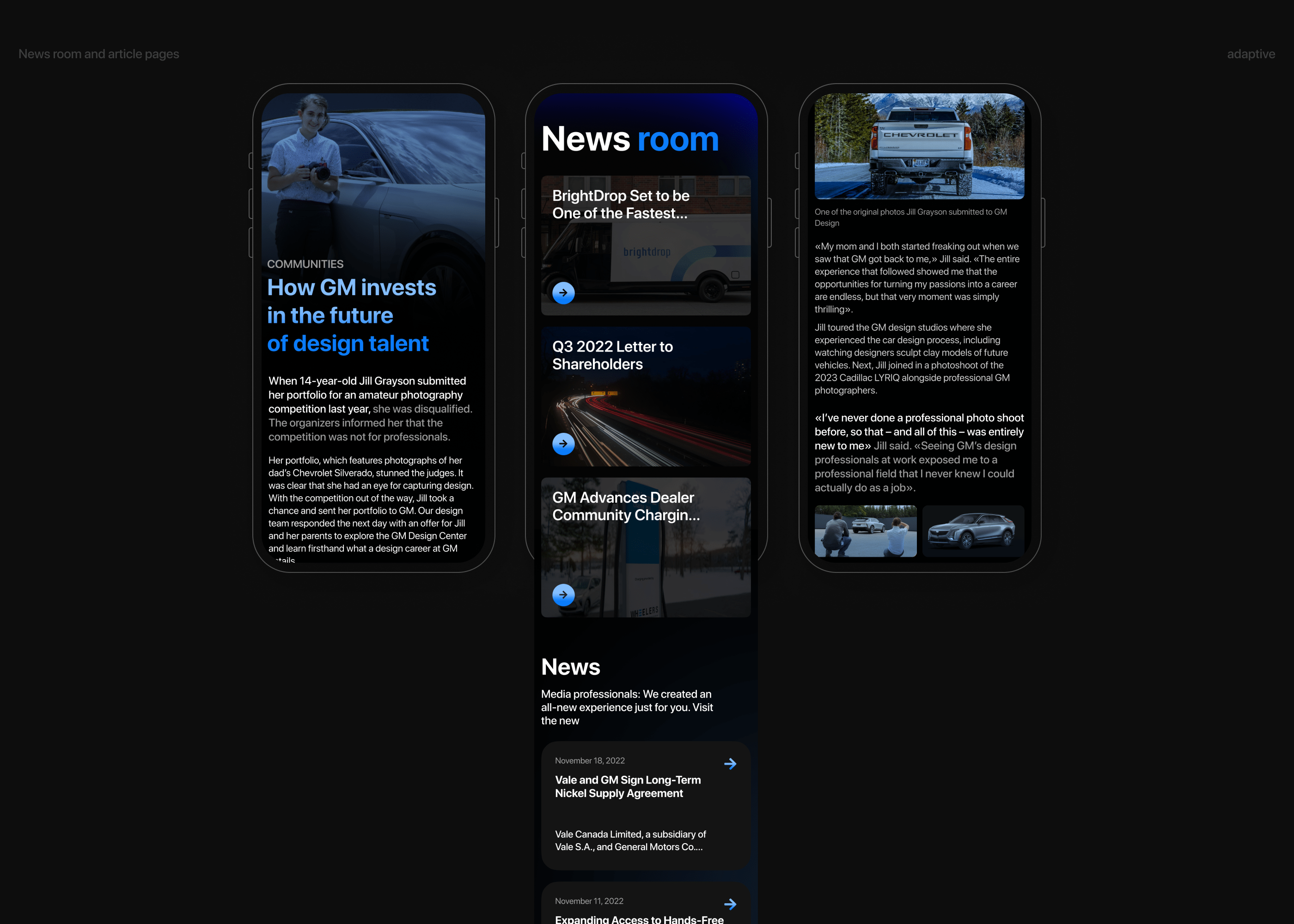 General Motors | Website Concept — Изображение №24 — Брендинг, Интерфейсы на Dprofile