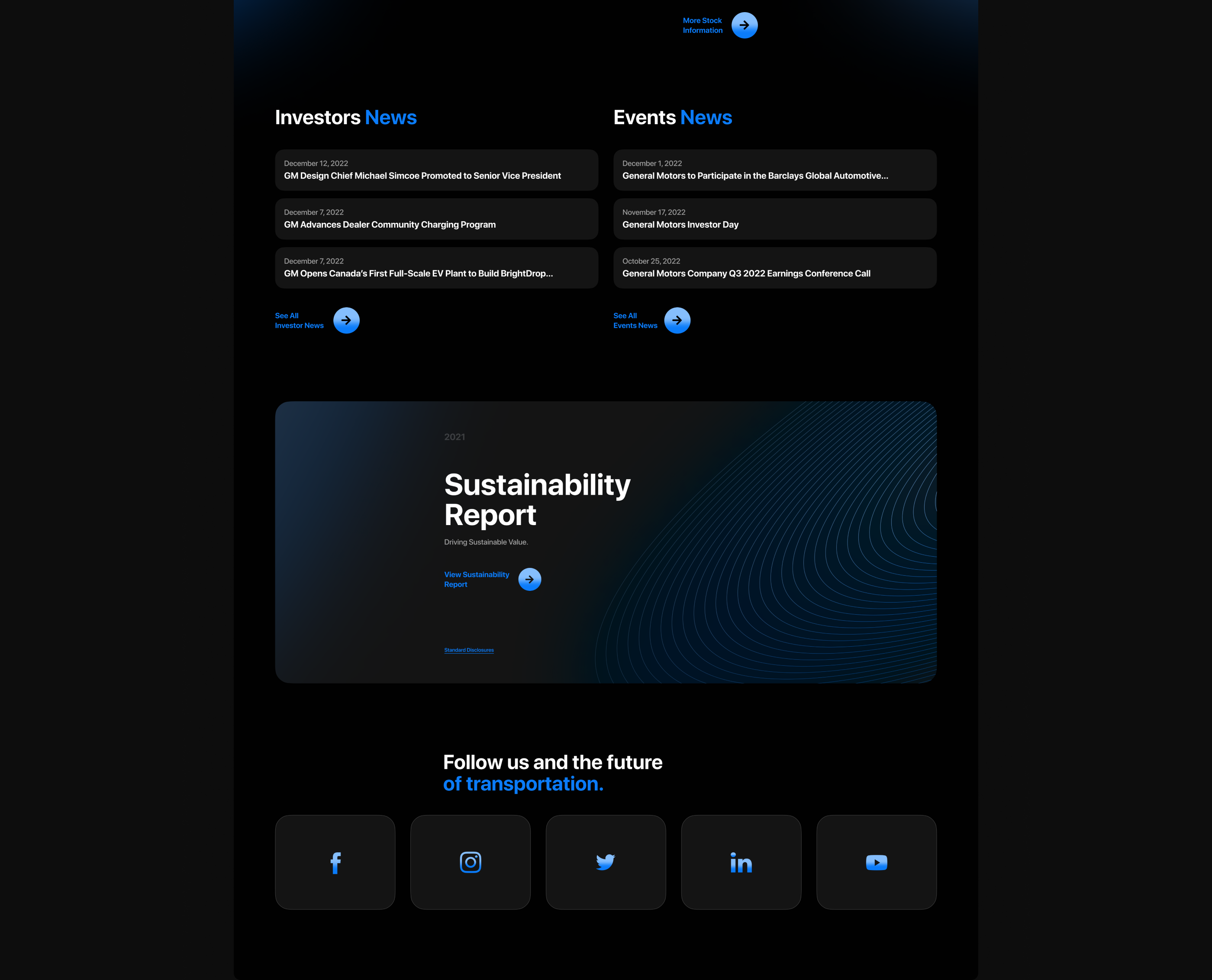 General Motors | Website Concept — Изображение №20 — Брендинг, Интерфейсы на Dprofile
