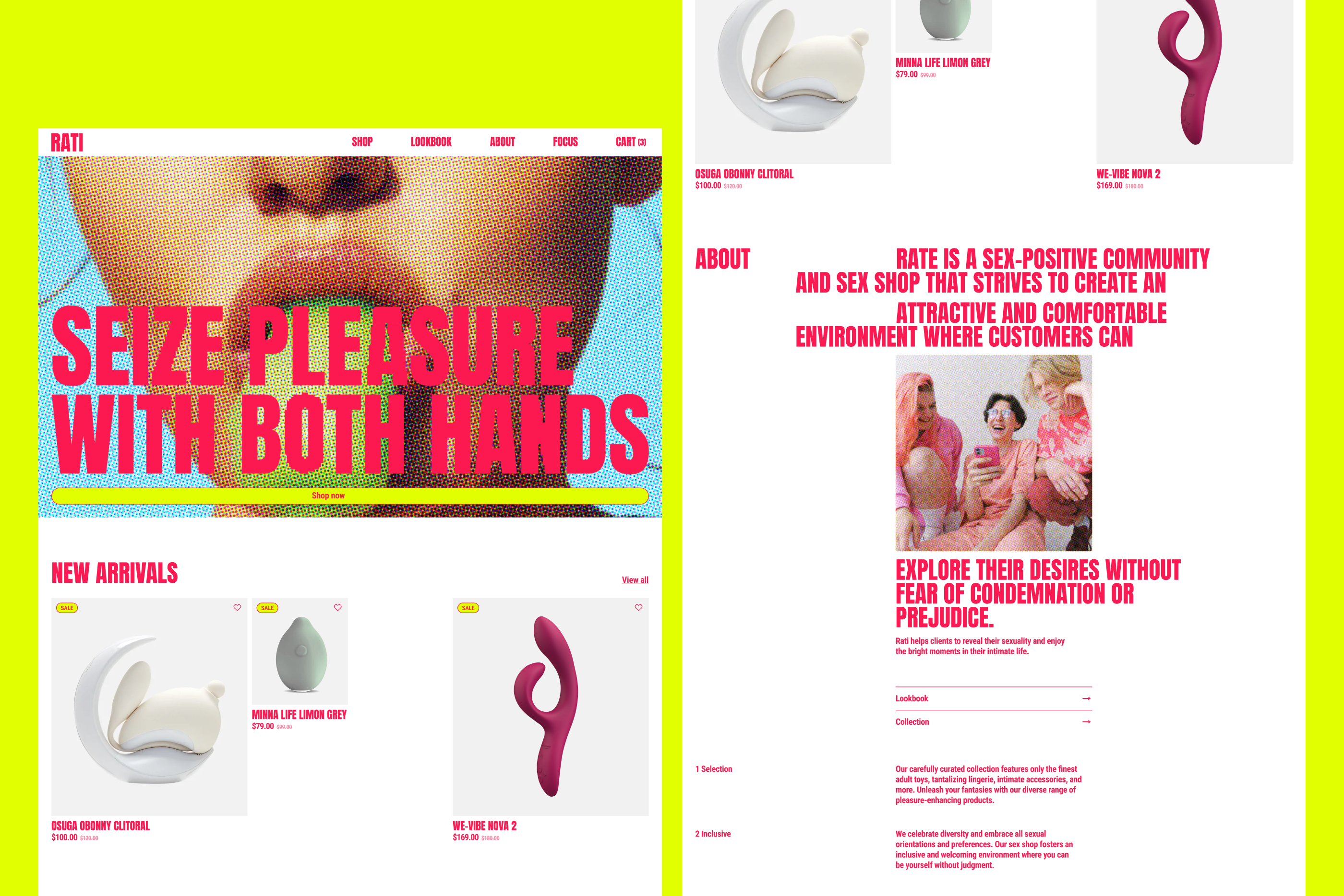 Sex-shop Rati | Brand Identity concept — Изображение №9 — Брендинг, Графика на Dprofile