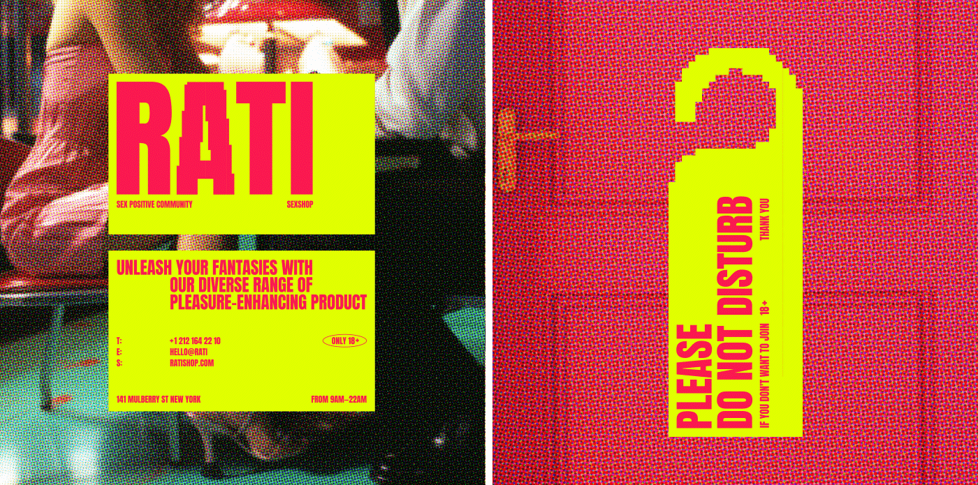 Sex-shop Rati | Brand Identity concept — Изображение №5 — Брендинг, Графика на Dprofile