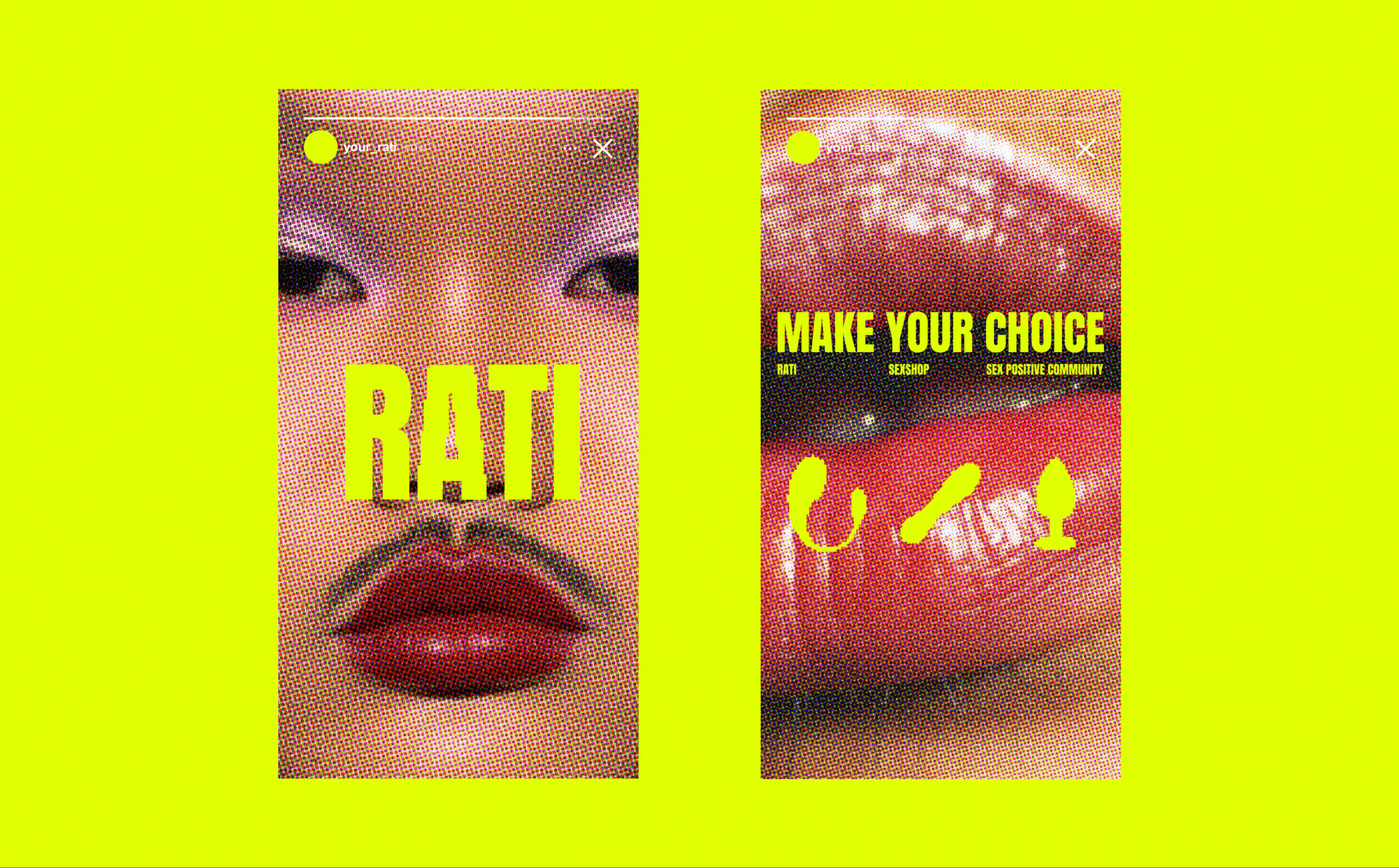Sex-shop Rati | Brand Identity concept — Изображение №7 — Брендинг, Графика на Dprofile