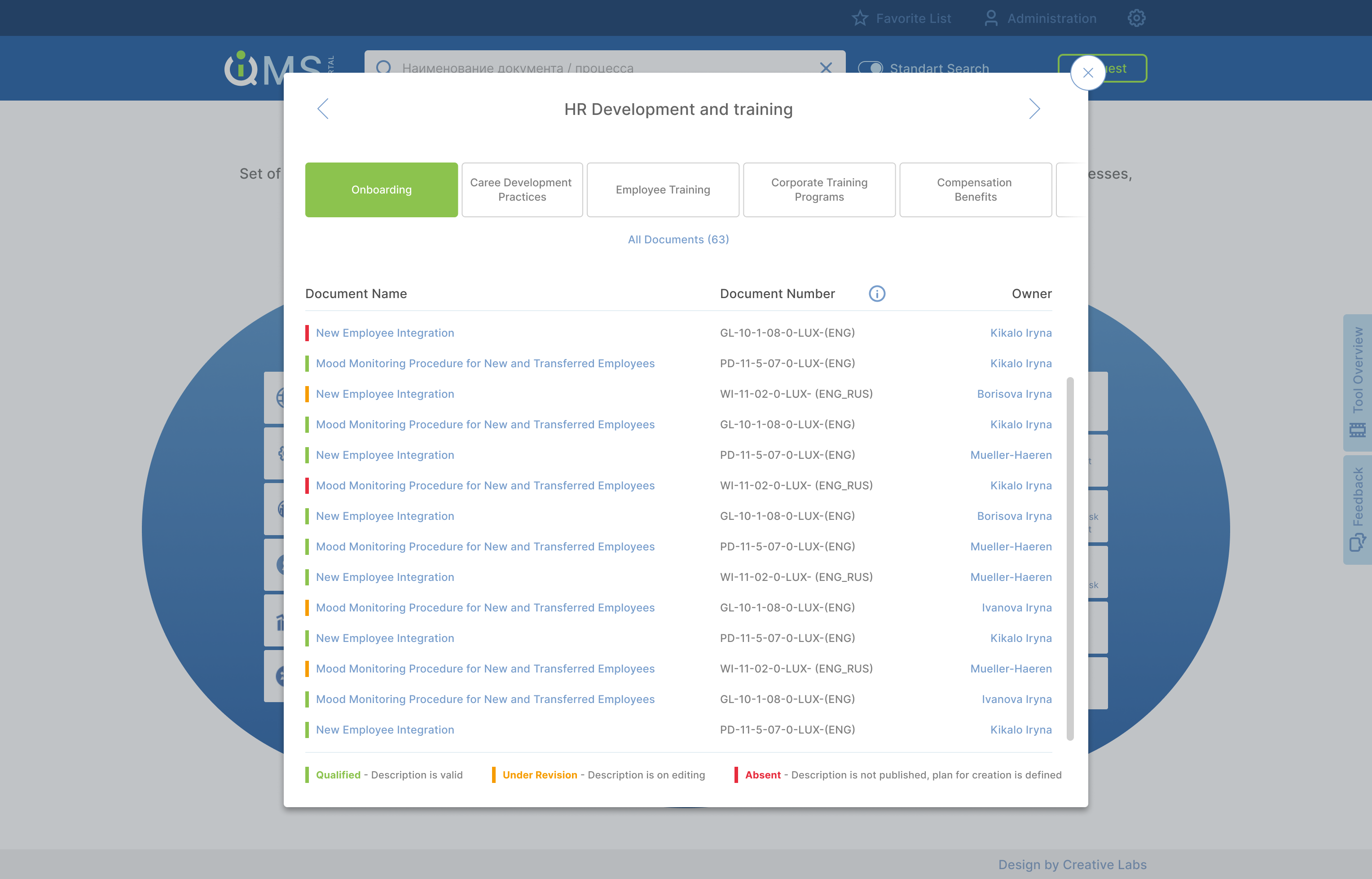 Portal for Document Storage — Изображение №3 — Интерфейсы на Dprofile