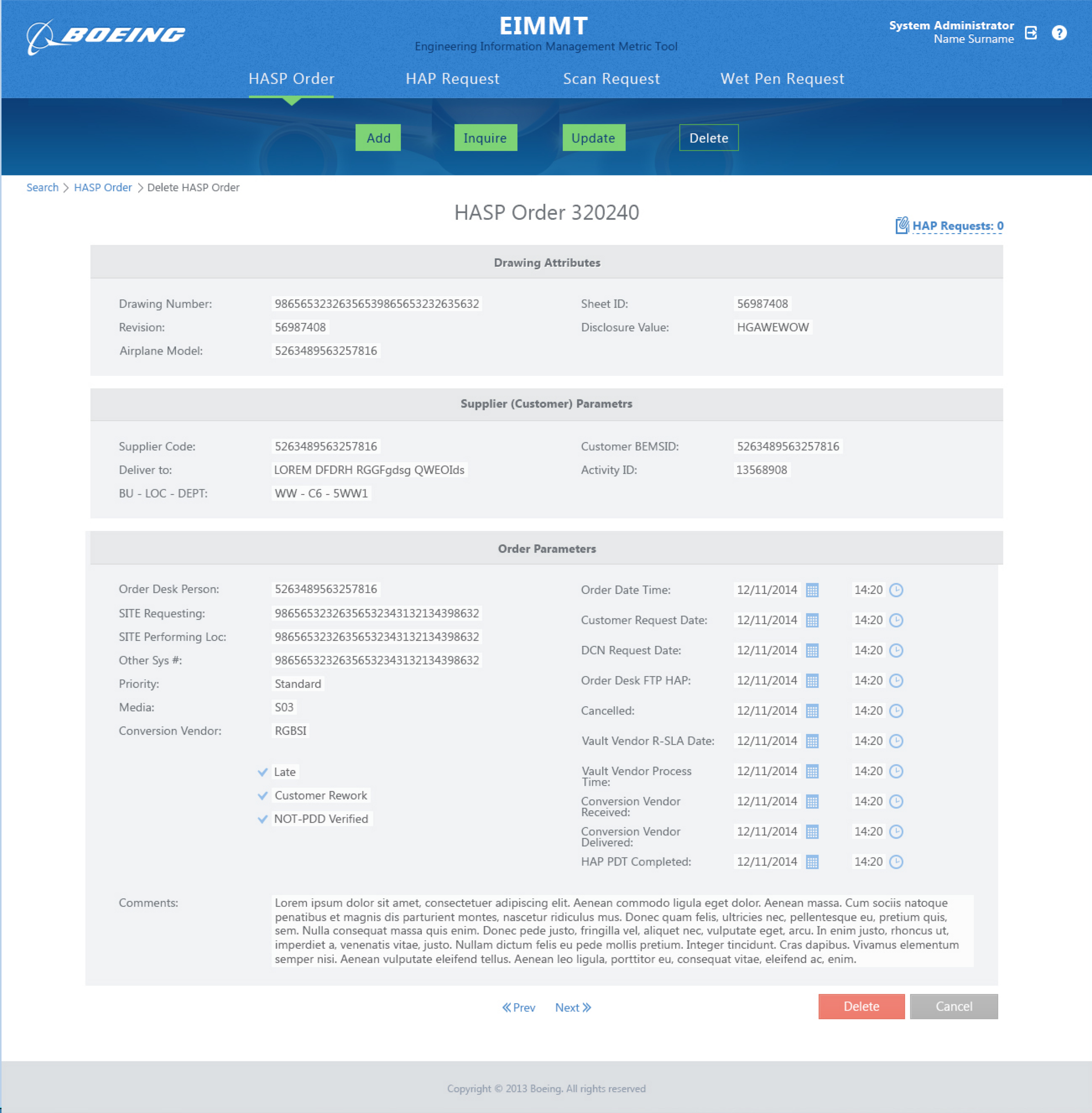 Boeing EIMMT - The System for storage of documents — Изображение №3 — Интерфейсы на Dprofile