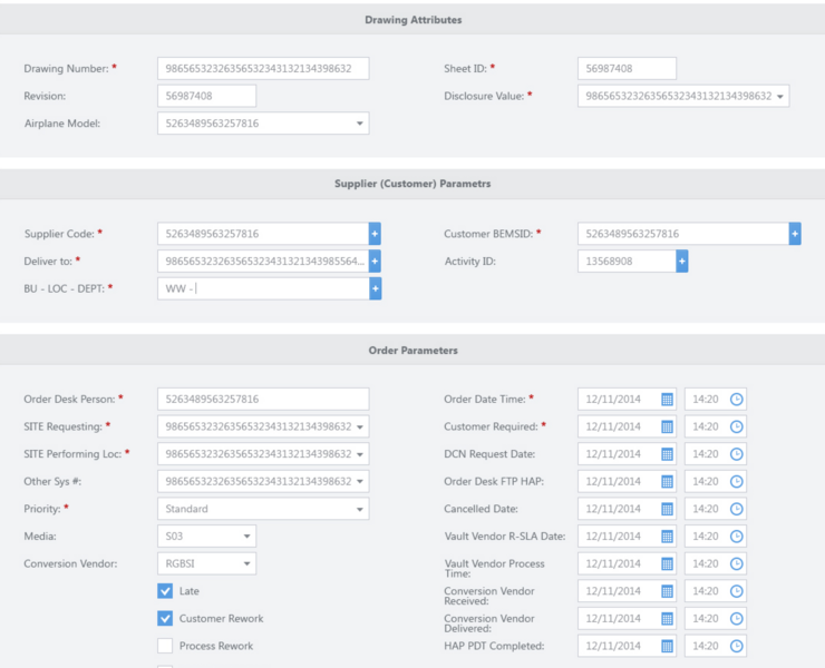 Boeing EIMMT - The System for storage of documents — Интерфейсы на Dprofile