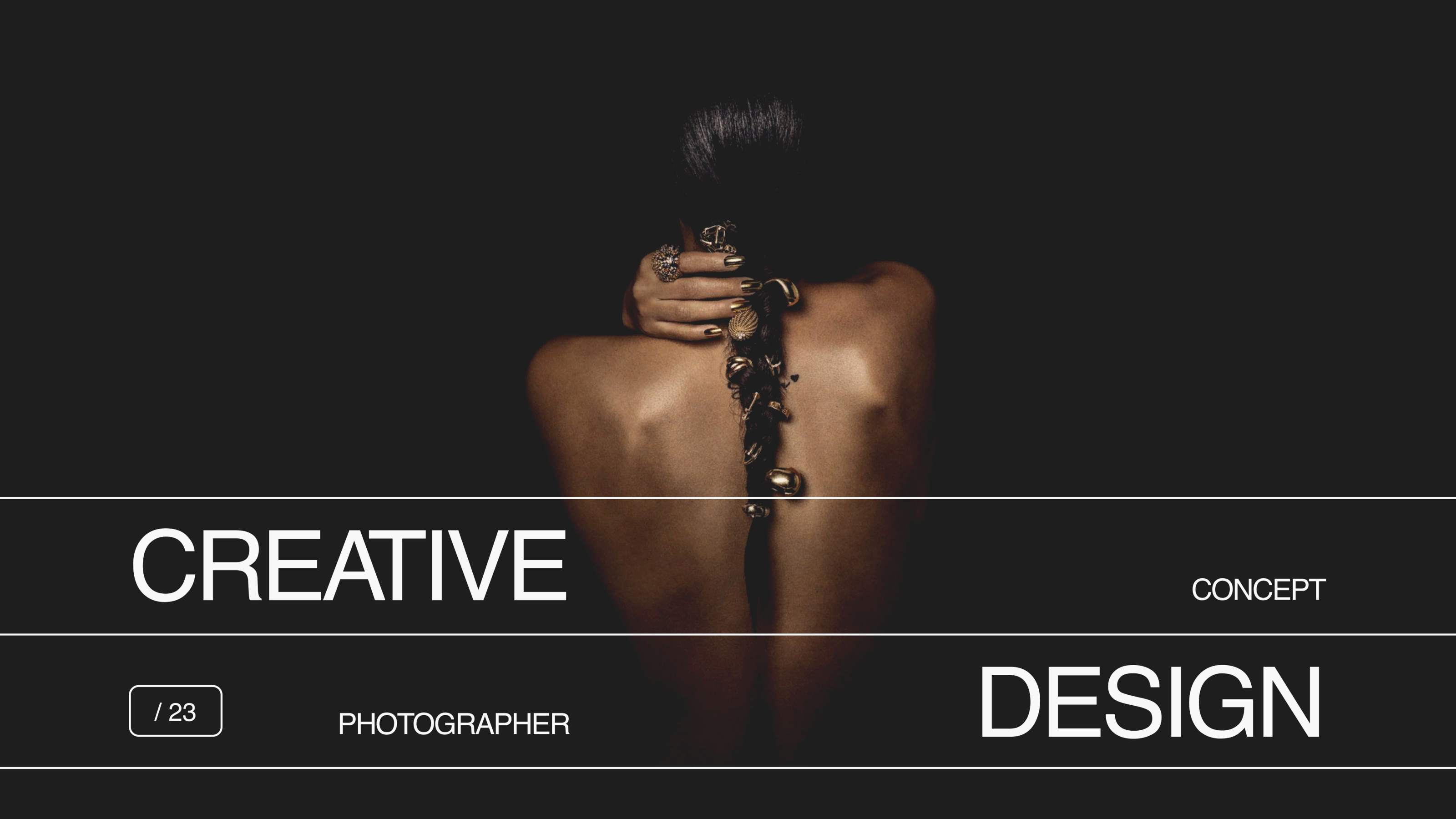 Design concept for the photographer's portfolio website — Изображение №1 — Интерфейсы, Брендинг на Dprofile