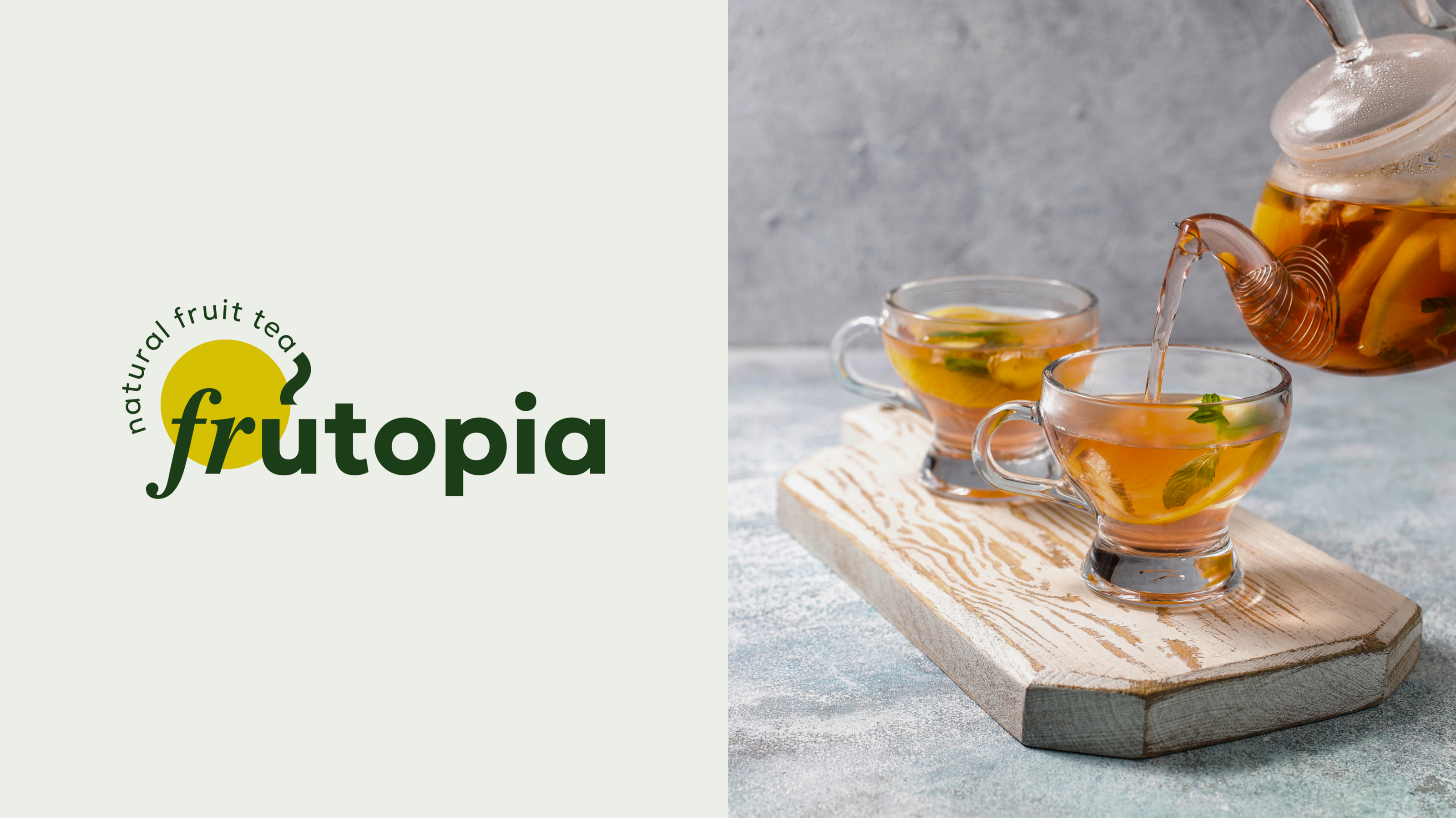 Logo and packaging for natural fruit tea Frutopia — Изображение №2 — Брендинг, Иллюстрация на Dprofile