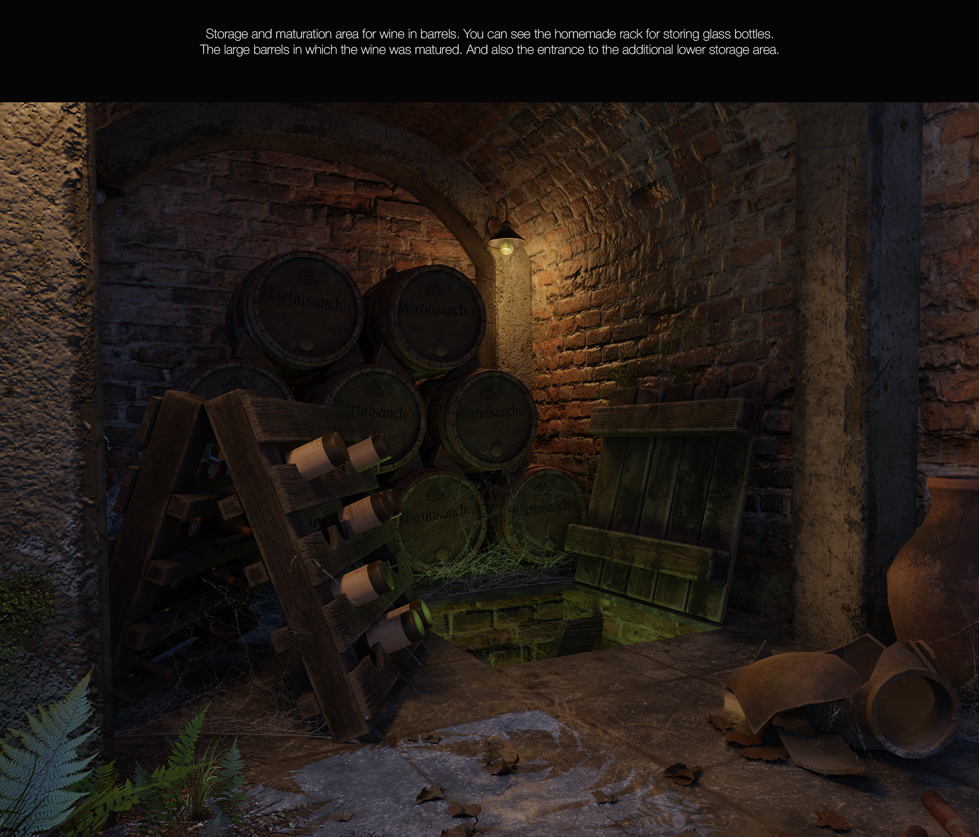 Game 3D location "Old Wine Cellar" — Изображение №18 — Графика, 3D на Dprofile