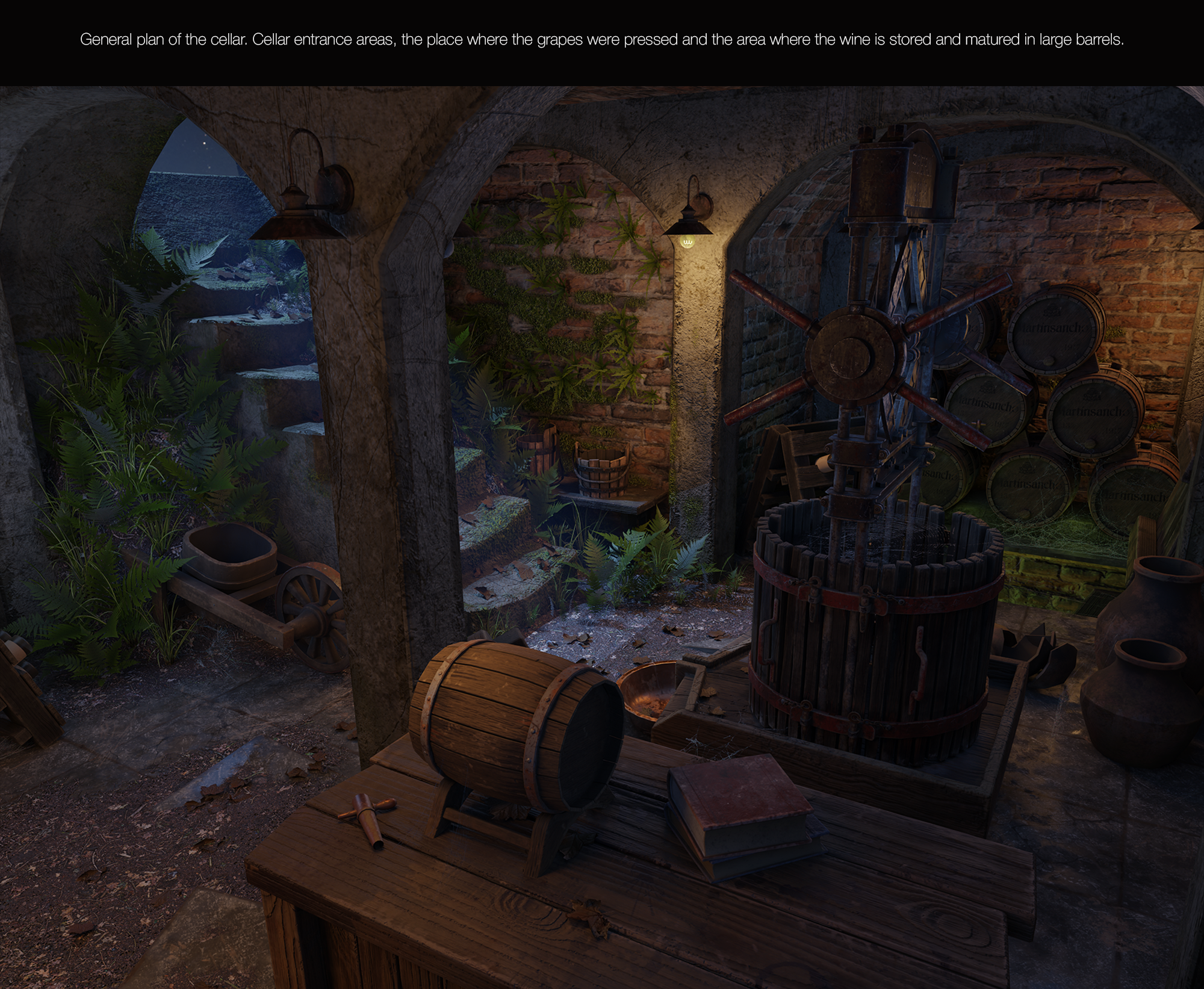 Game 3D location "Old Wine Cellar" — Изображение №3 — Графика, 3D на Dprofile