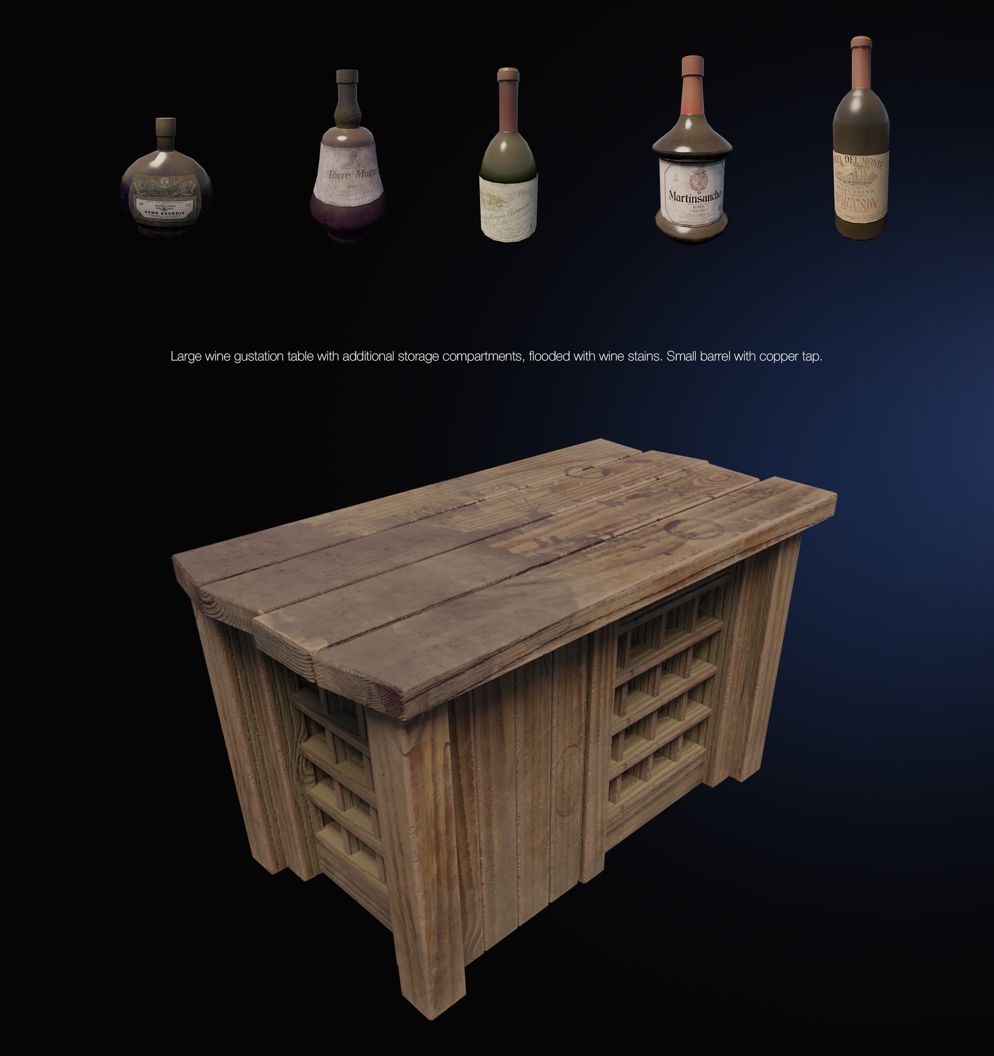 Game 3D location "Old Wine Cellar" — Изображение №28 — Графика, 3D на Dprofile