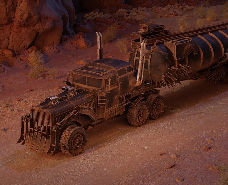 Военная машина из фильма «Дорога ярости» — Графика, 3D на Dprofile