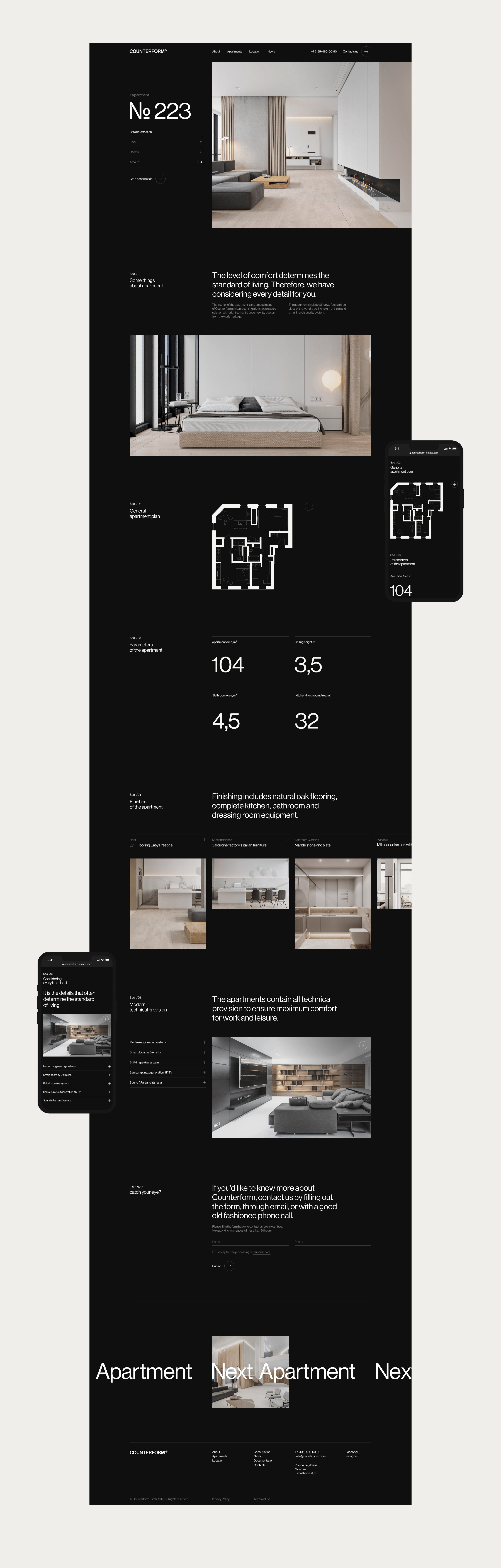 COUNTERFORM® — Premium Estate — Изображение №9 — Интерфейсы на Dprofile