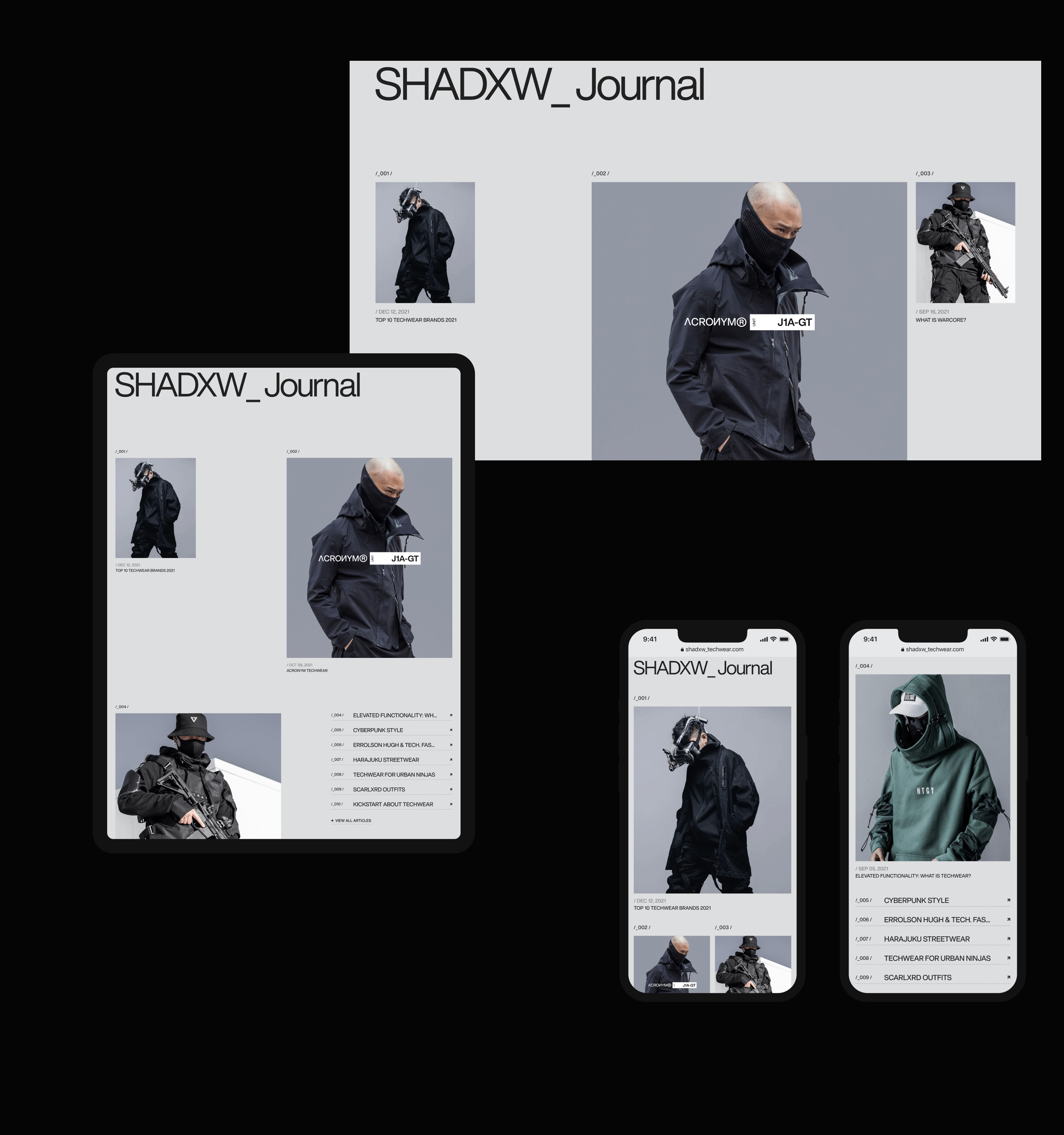 SHADXW® — Изображение №4 — Интерфейсы на Dprofile