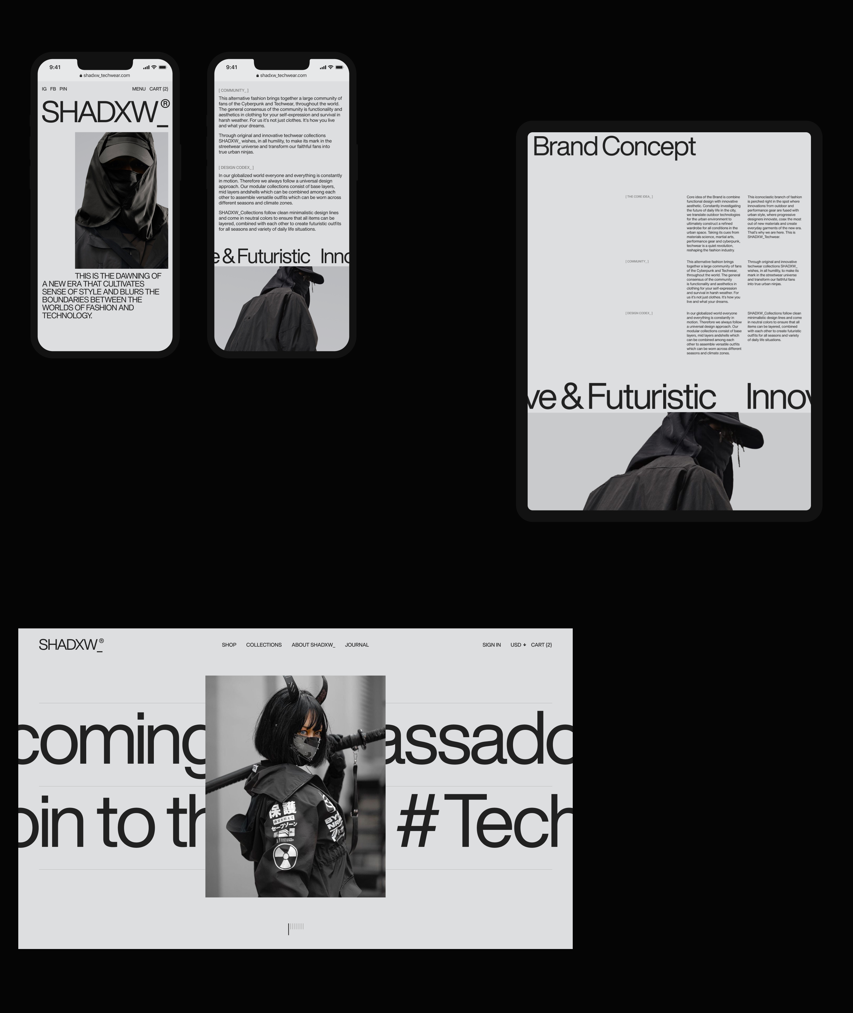 SHADXW® — Изображение №12 — Интерфейсы на Dprofile