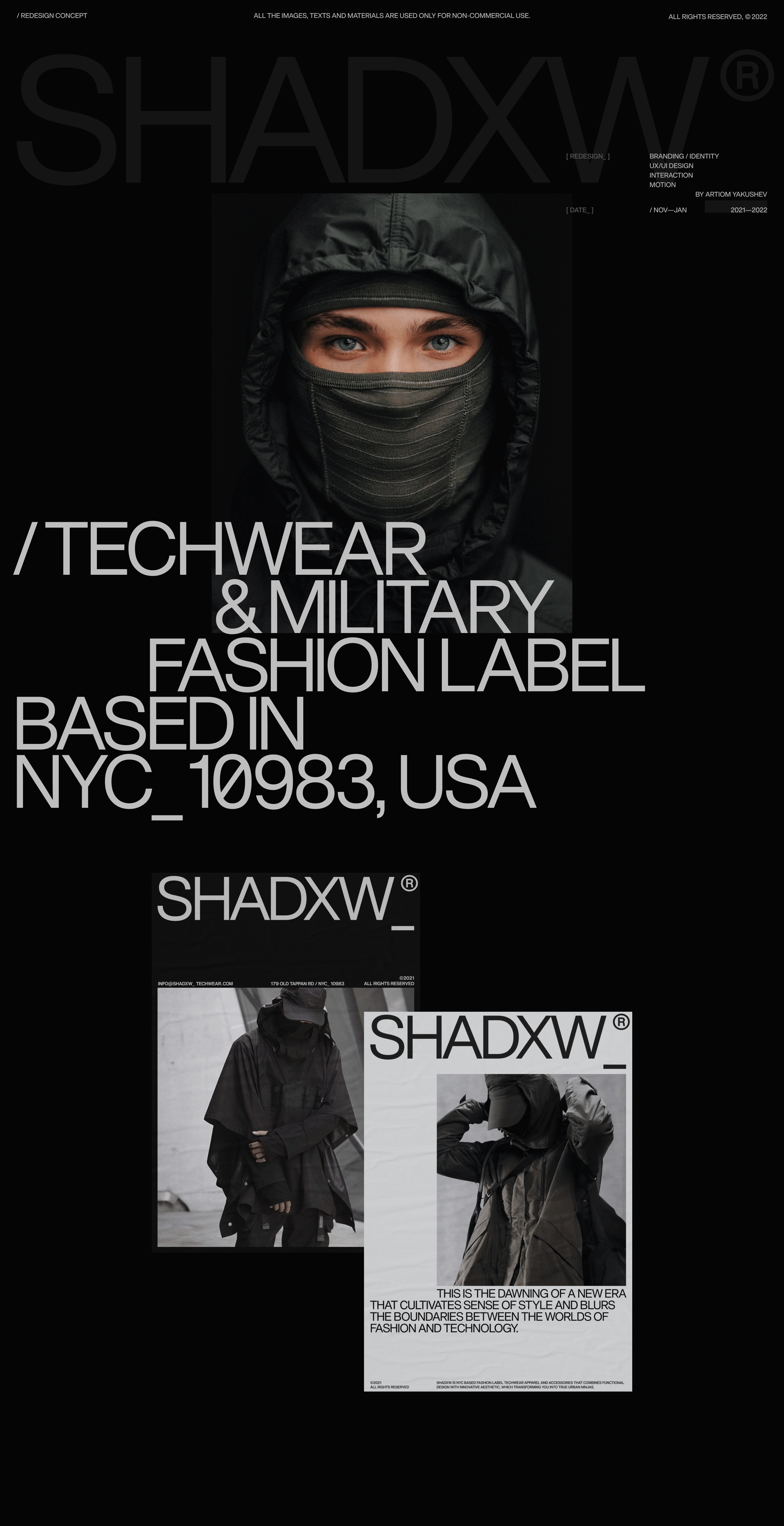 SHADXW® — Изображение №1 — Интерфейсы на Dprofile