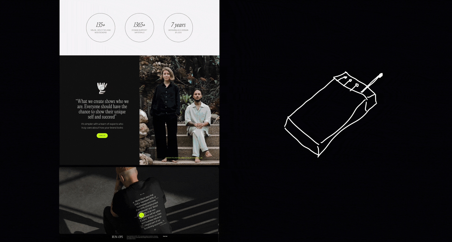 Prizma Studio - Brand Identity | Web Design | Development — Изображение №7 — Интерфейсы, Брендинг на Dprofile