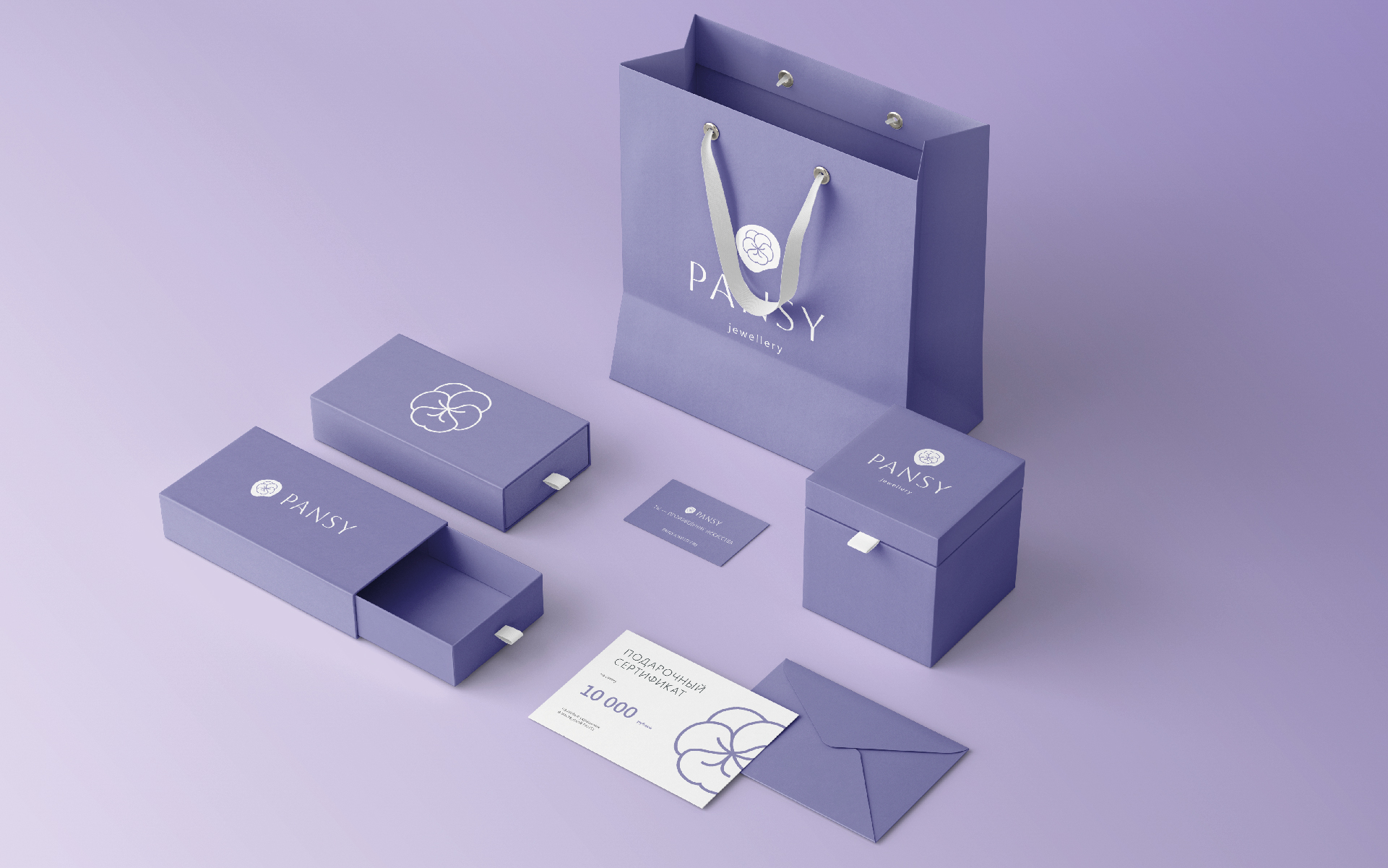 Pansy jewelry — Изображение №6 — Брендинг, Графика на Dprofile