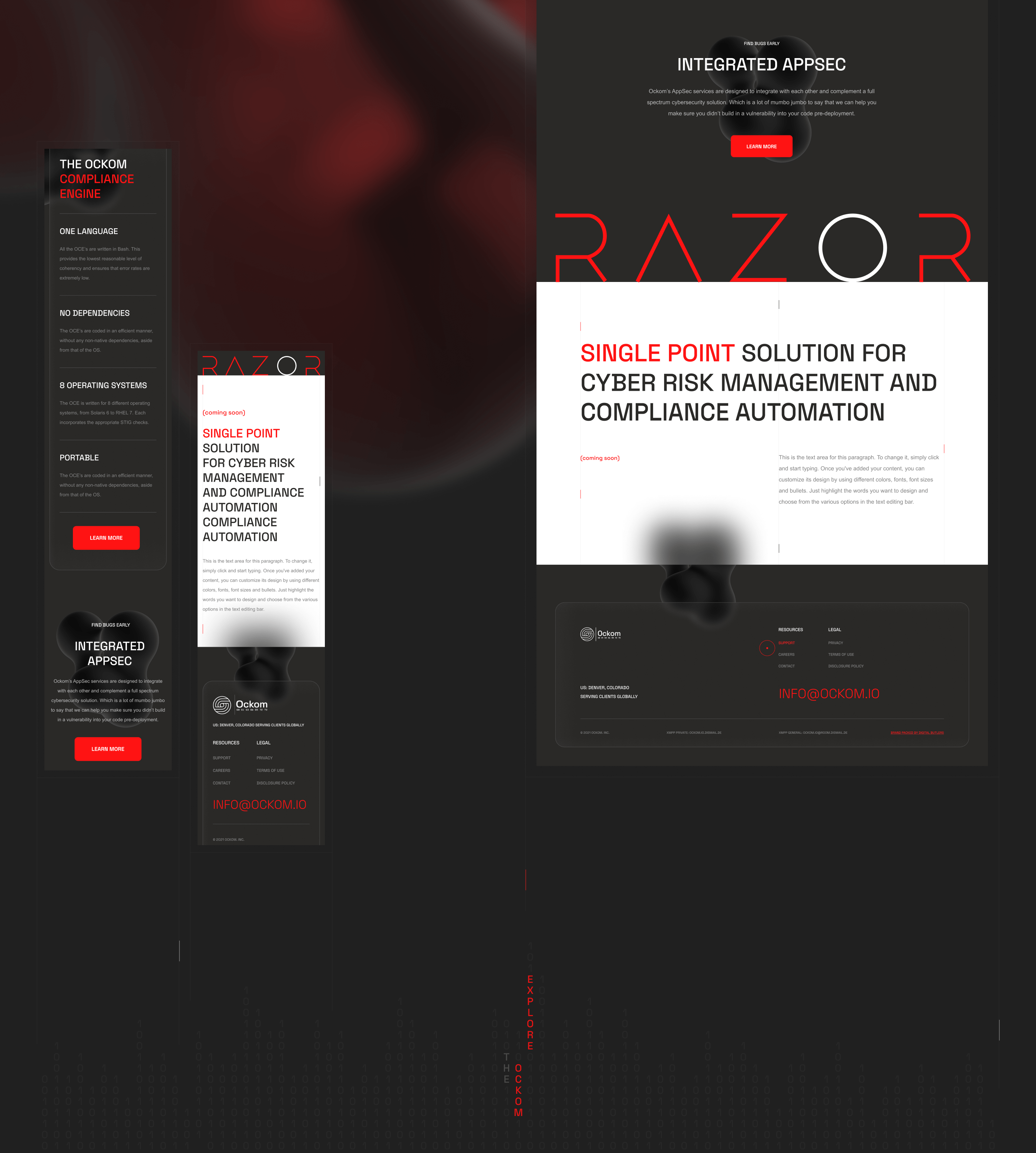OCKOM. Simplifying Cybersecurity. For You — Изображение №4 — Интерфейсы, 3D на Dprofile