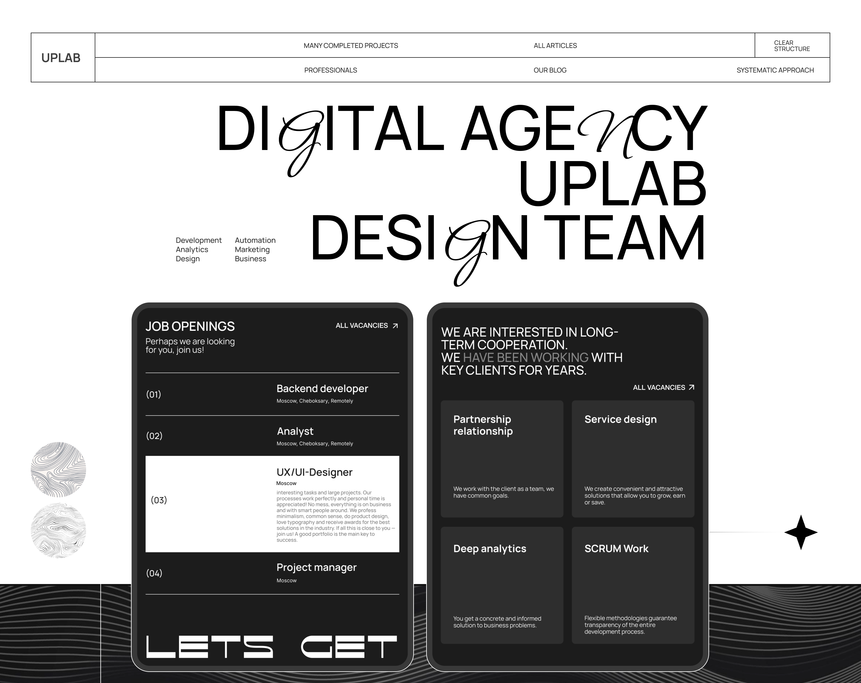 UPLAB | Website Studio — Изображение №8 — Интерфейсы, Графика на Dprofile