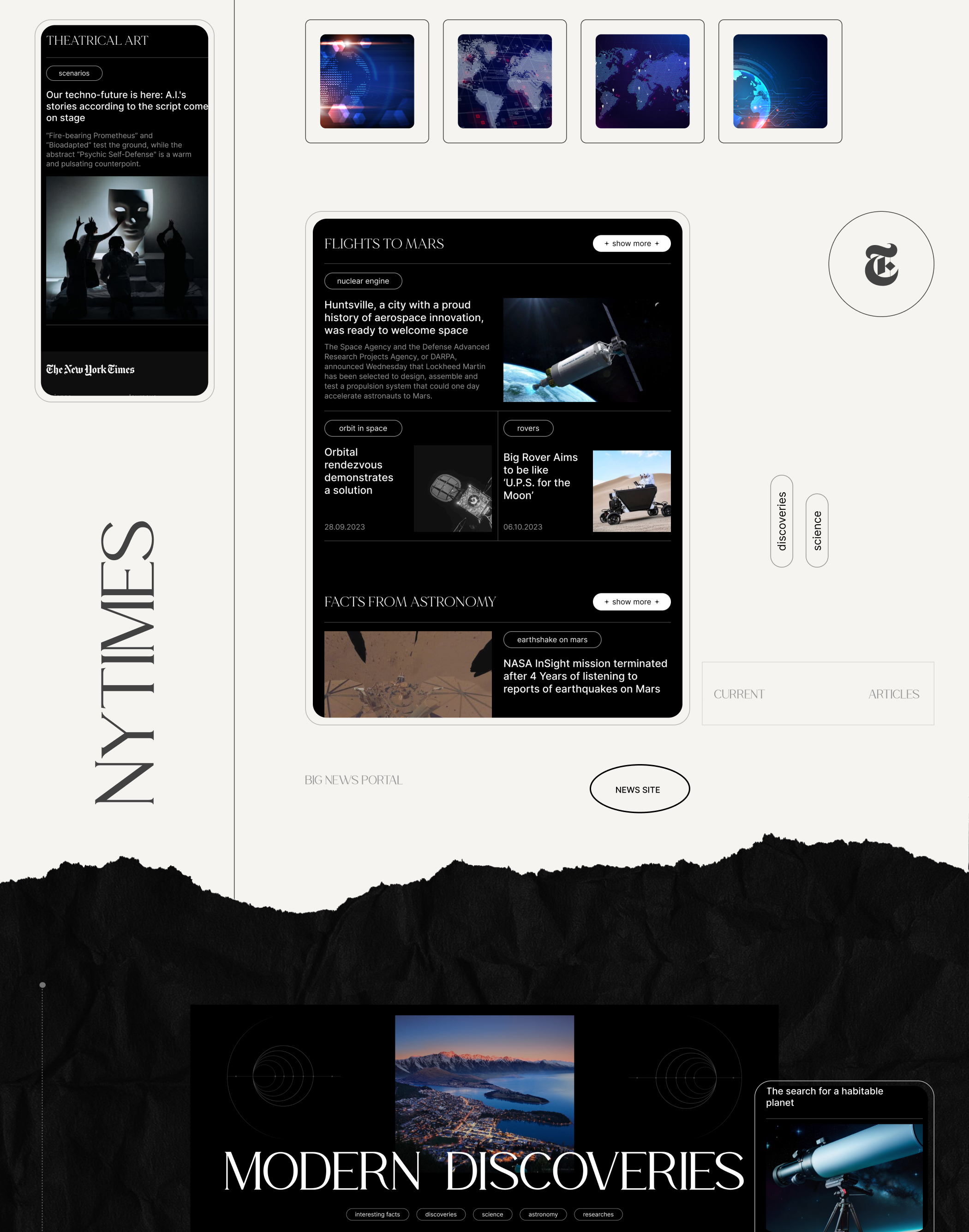 News website| New York Times — Изображение №4 — Интерфейсы на Dprofile