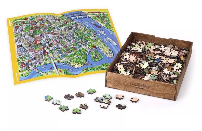 Ярославль. Деревянный пазл. — Изображение №4 — Иллюстрация, Графика на Dprofile