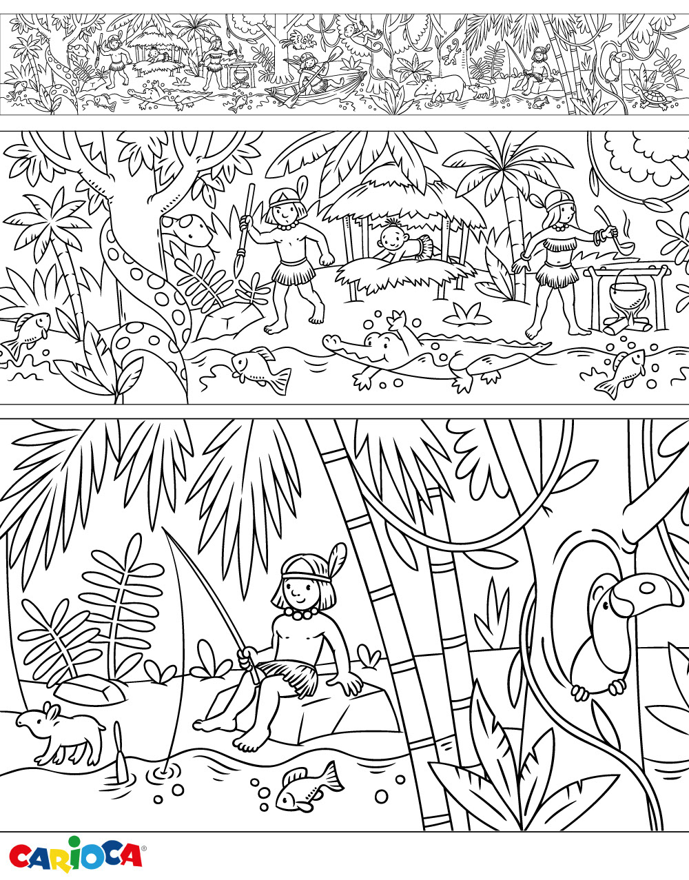 Coloring Rolls, рулонные раскраски для Carioca — Изображение №4 — Иллюстрация, Графика на Dprofile