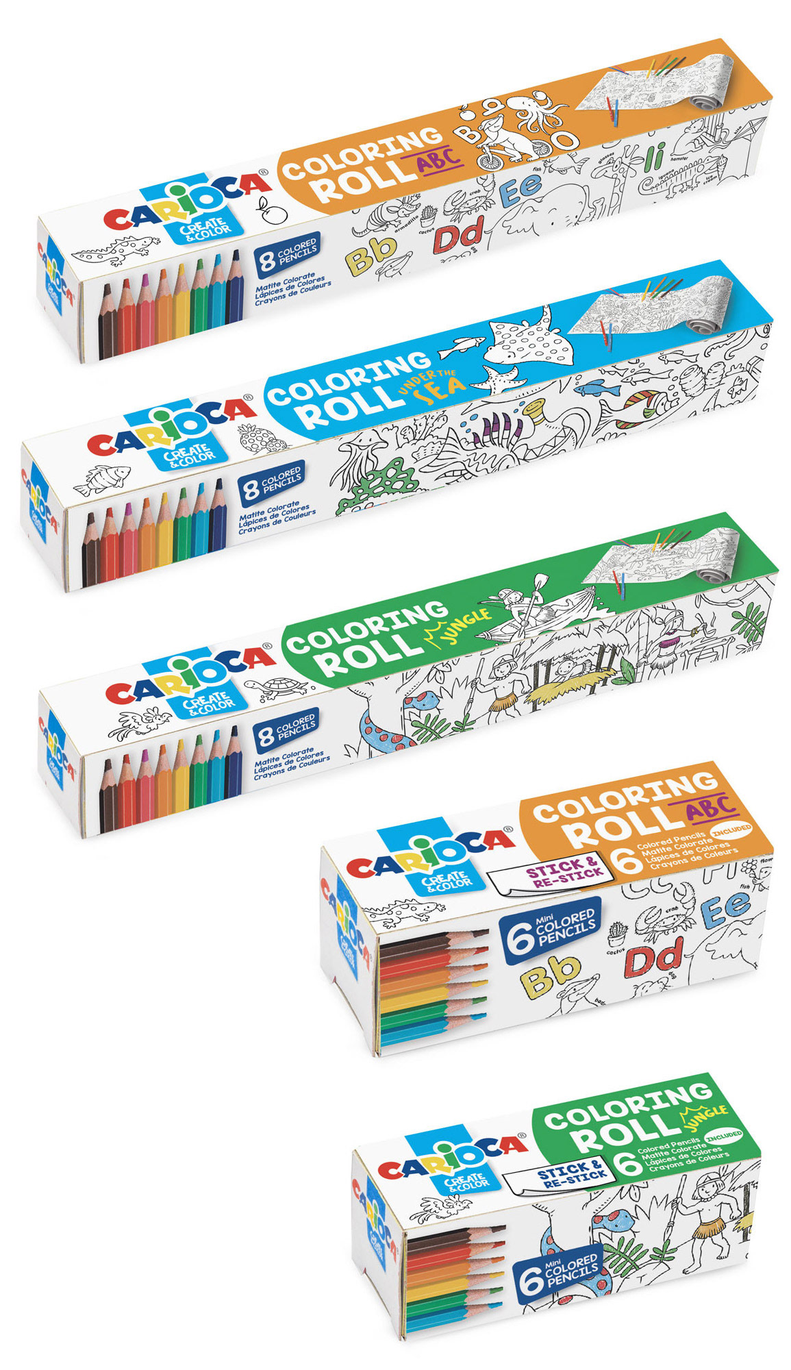 Coloring Rolls, рулонные раскраски для Carioca — Изображение №3 — Иллюстрация, Графика на Dprofile