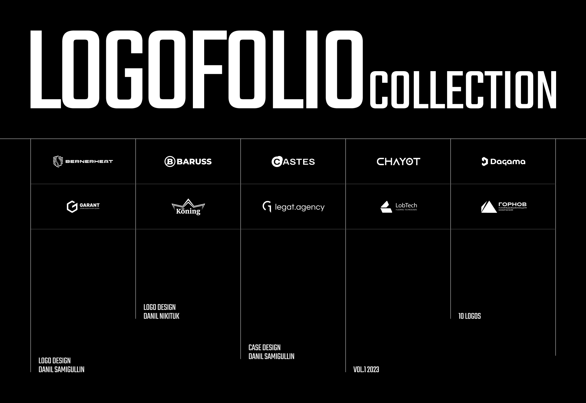 Logofolio collection 2023 — Изображение №1 — Брендинг, Графика на Dprofile