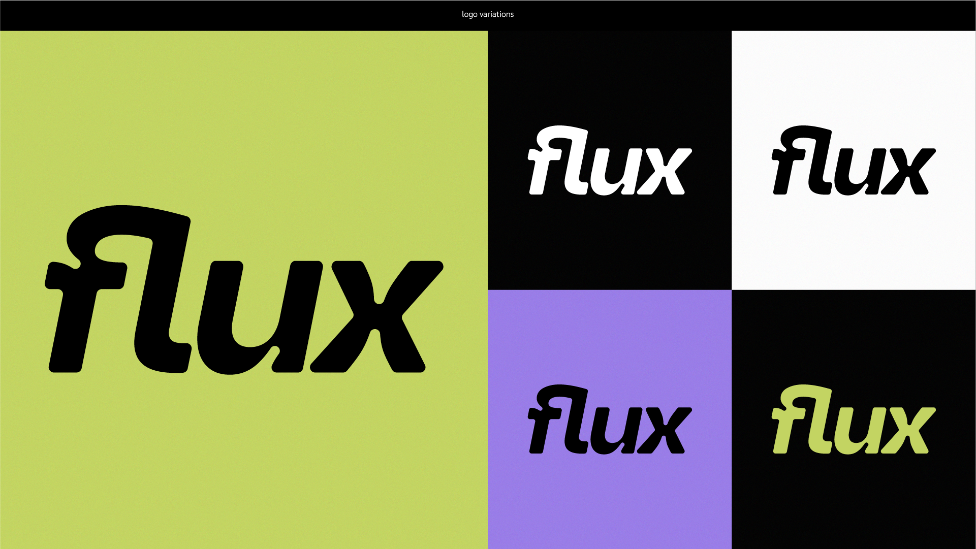 FLUX / visual identity — Изображение №3 — Брендинг, Графика на Dprofile