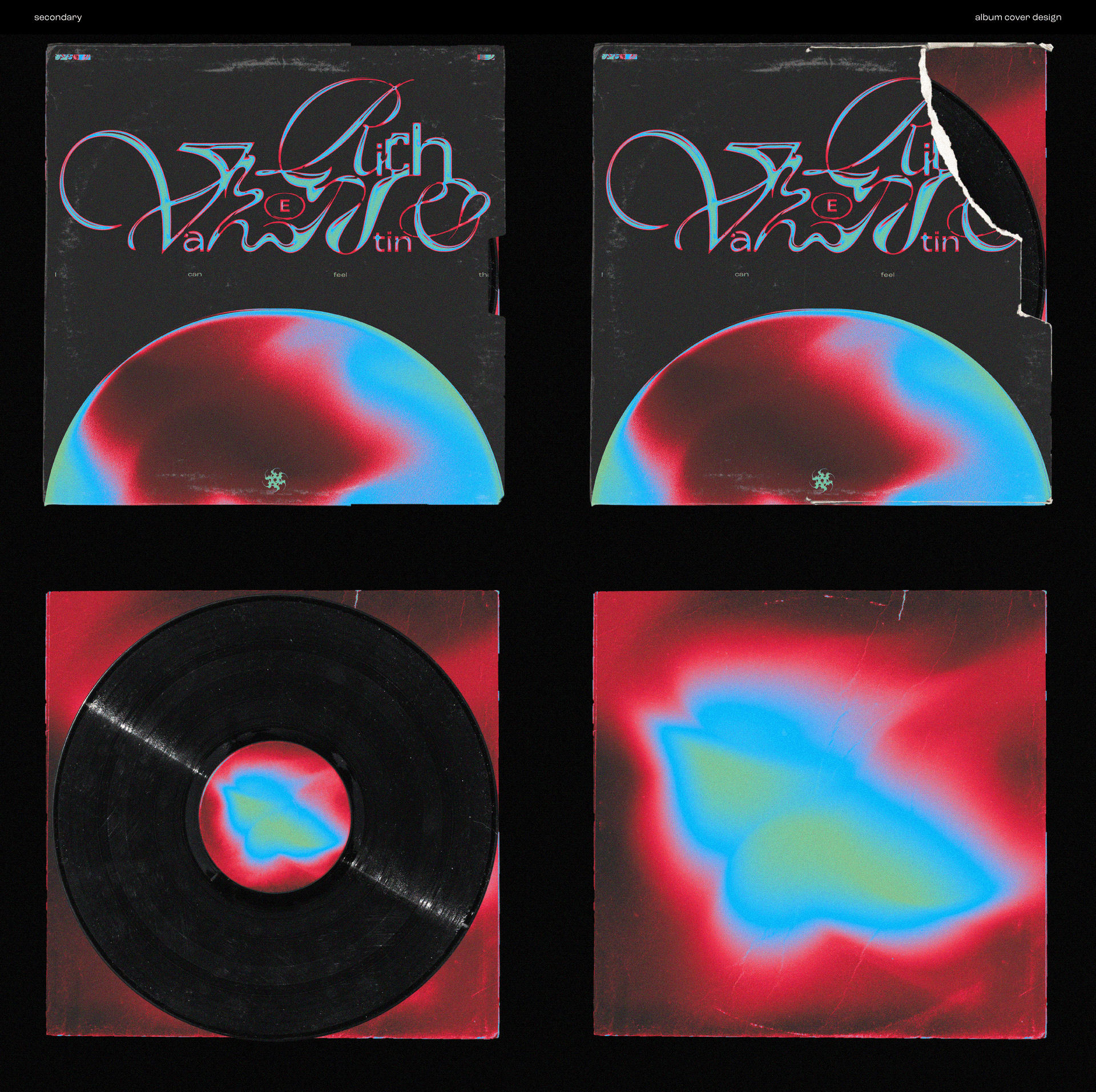 I CAN FEEL THAT / album cover — Изображение №4 — Графика на Dprofile