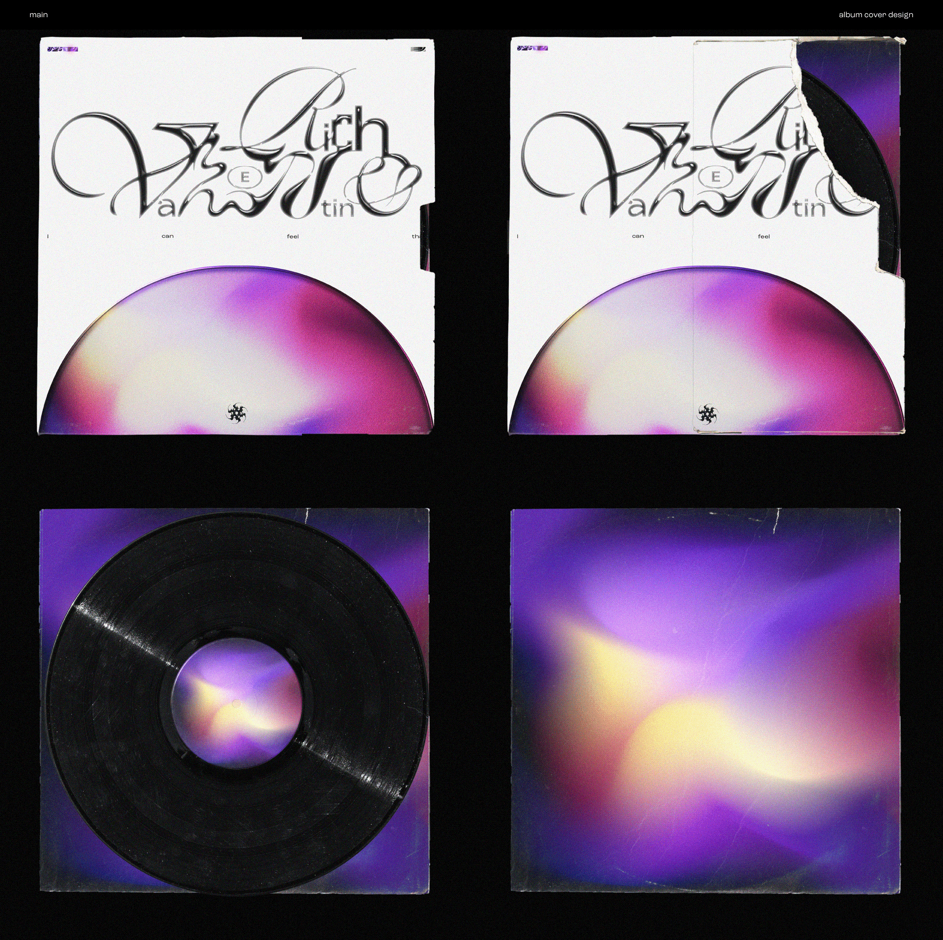 I CAN FEEL THAT / album cover — Изображение №3 — Графика на Dprofile