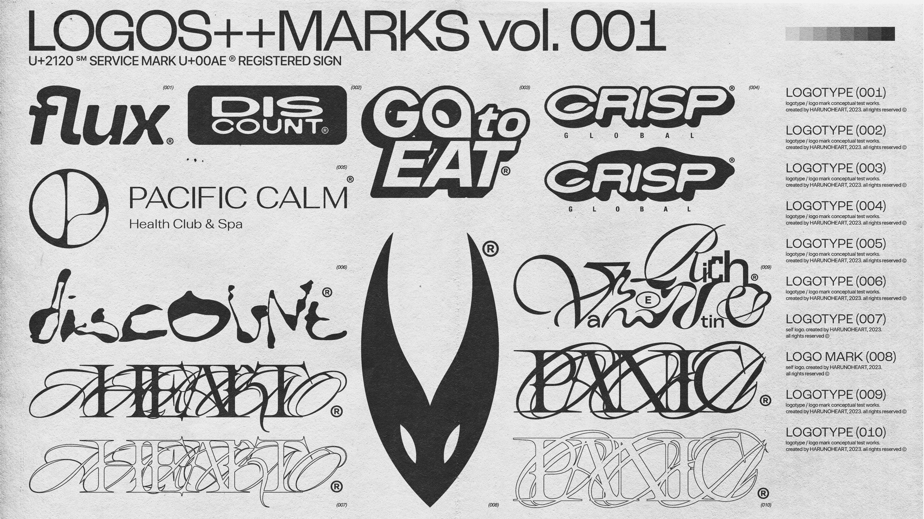 LOGOS++MARKS vol. 001 — Изображение №1 — Брендинг на Dprofile
