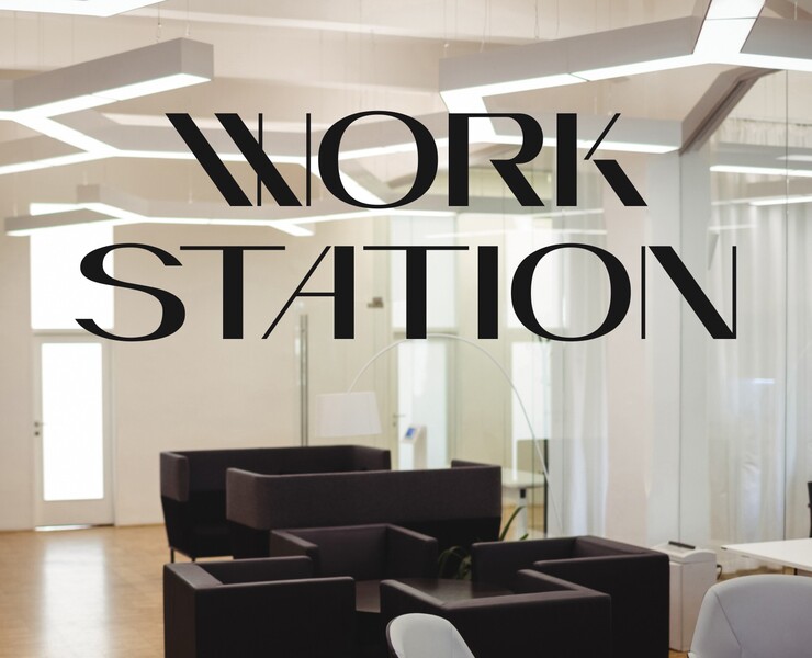 Концепт лендинга для сети коворкингов Work Station на Dprofile