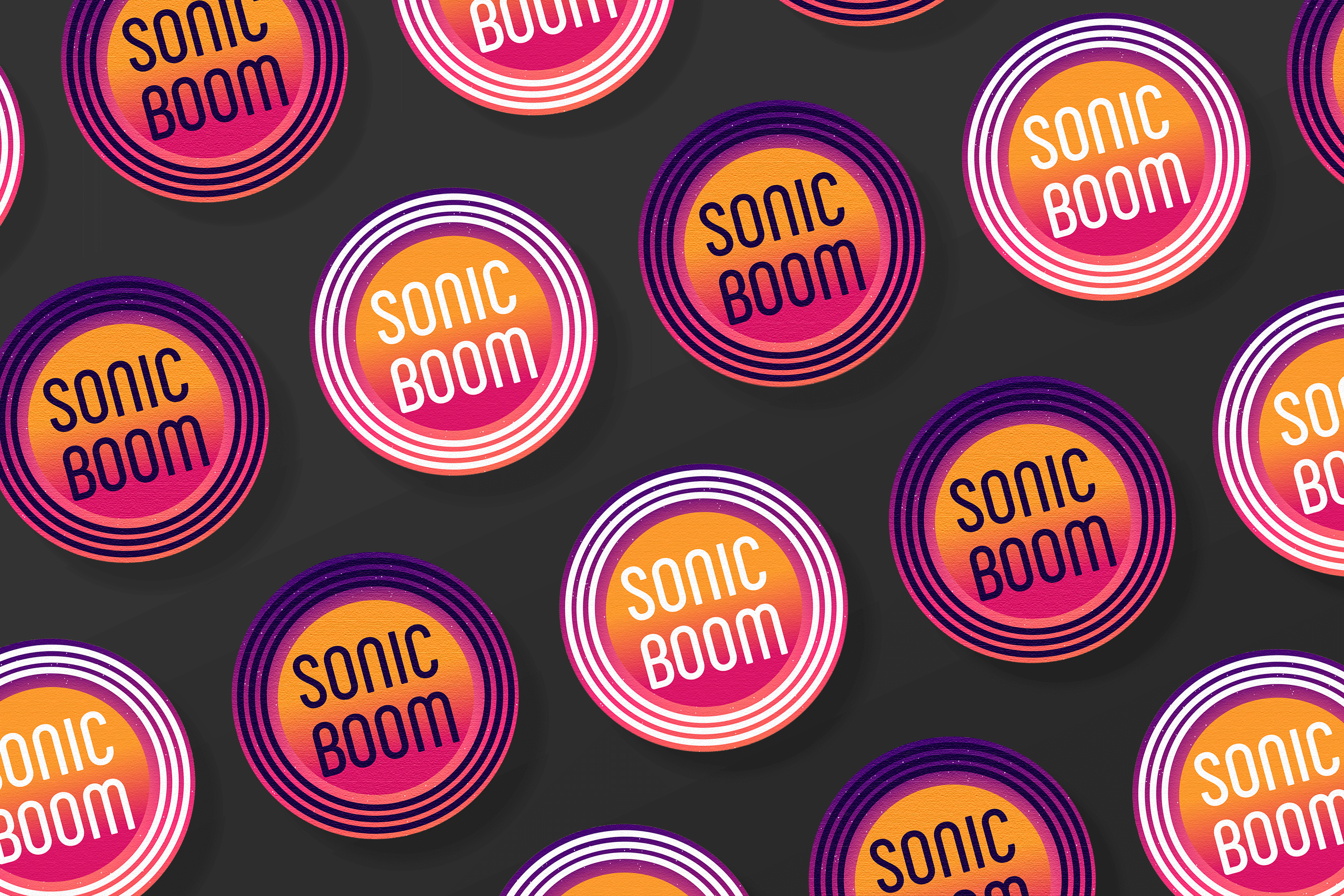 SONIC BOOM логотип и фирменный стиль для магазина винила — Изображение №8 — Брендинг, Графика на Dprofile