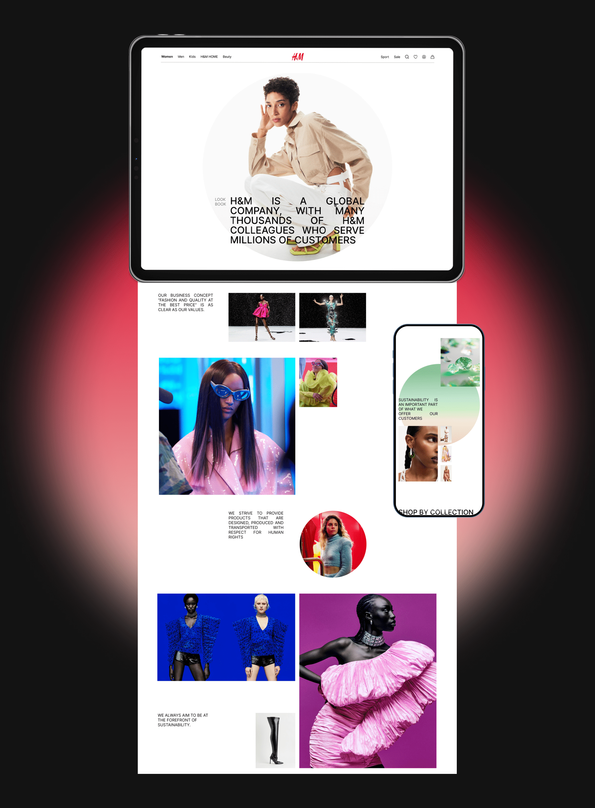 H&M | E-COMMERCE REDESIGN — Изображение №9 — Интерфейсы, Графика на Dprofile
