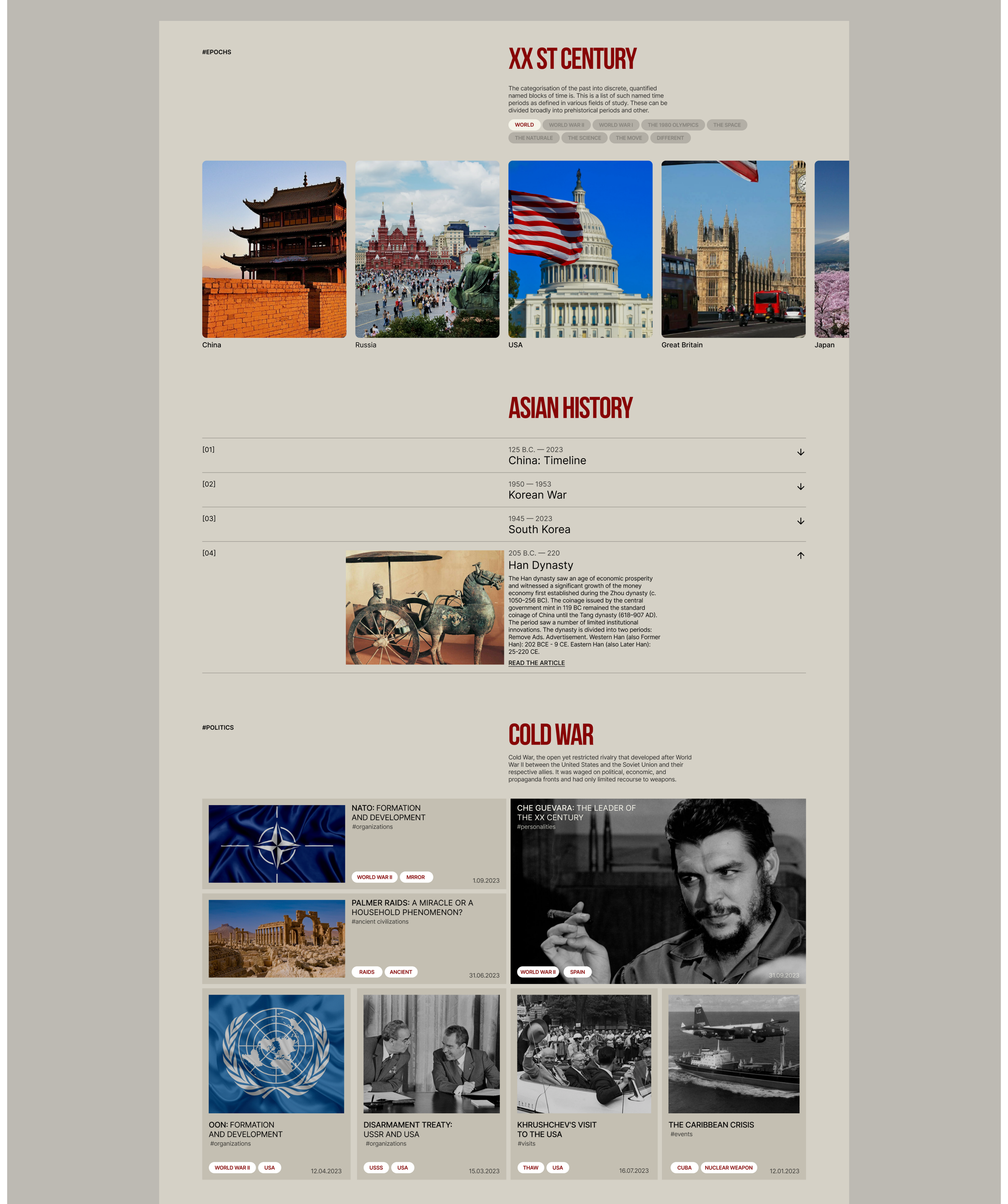 HISTORY CHANNEL website — Изображение №3 — Интерфейсы на Dprofile