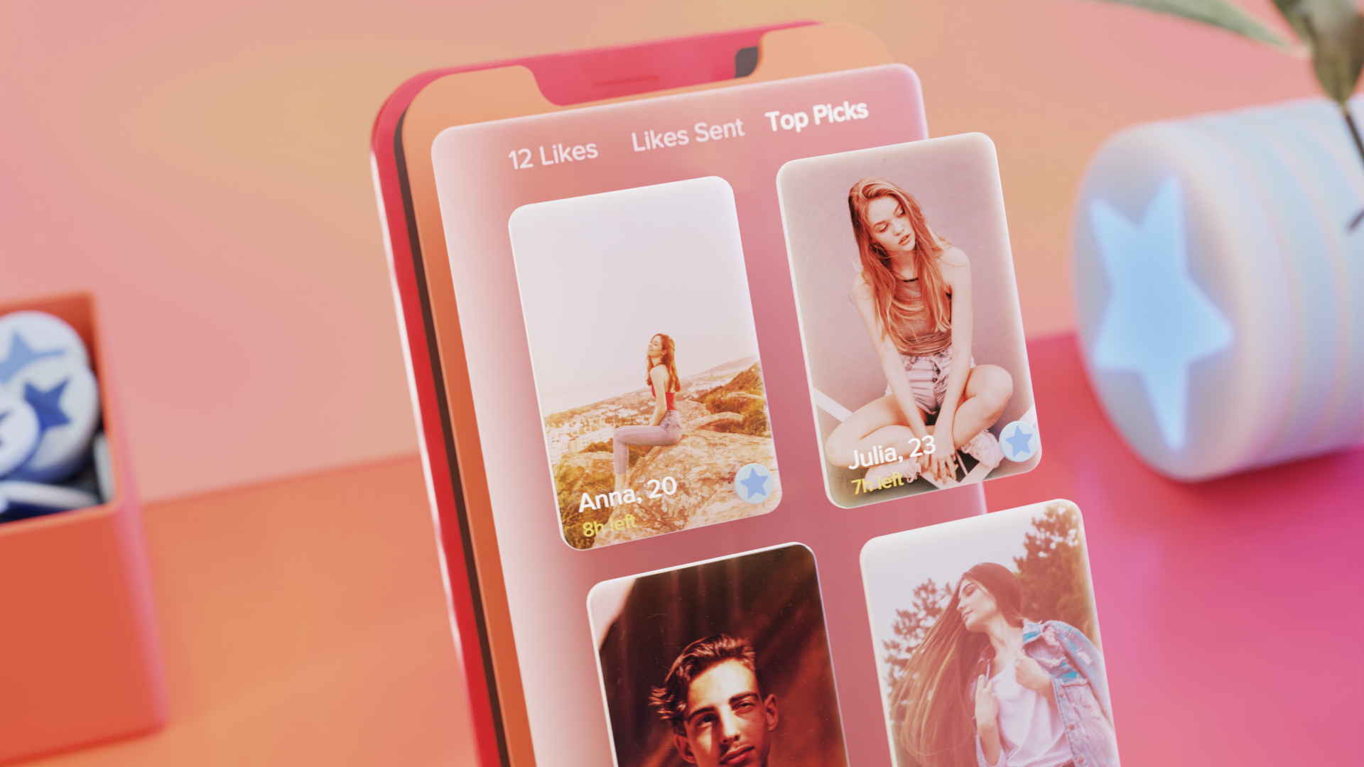 Tinder — 3D Motion — Изображение №13 — 3D, Анимация на Dprofile