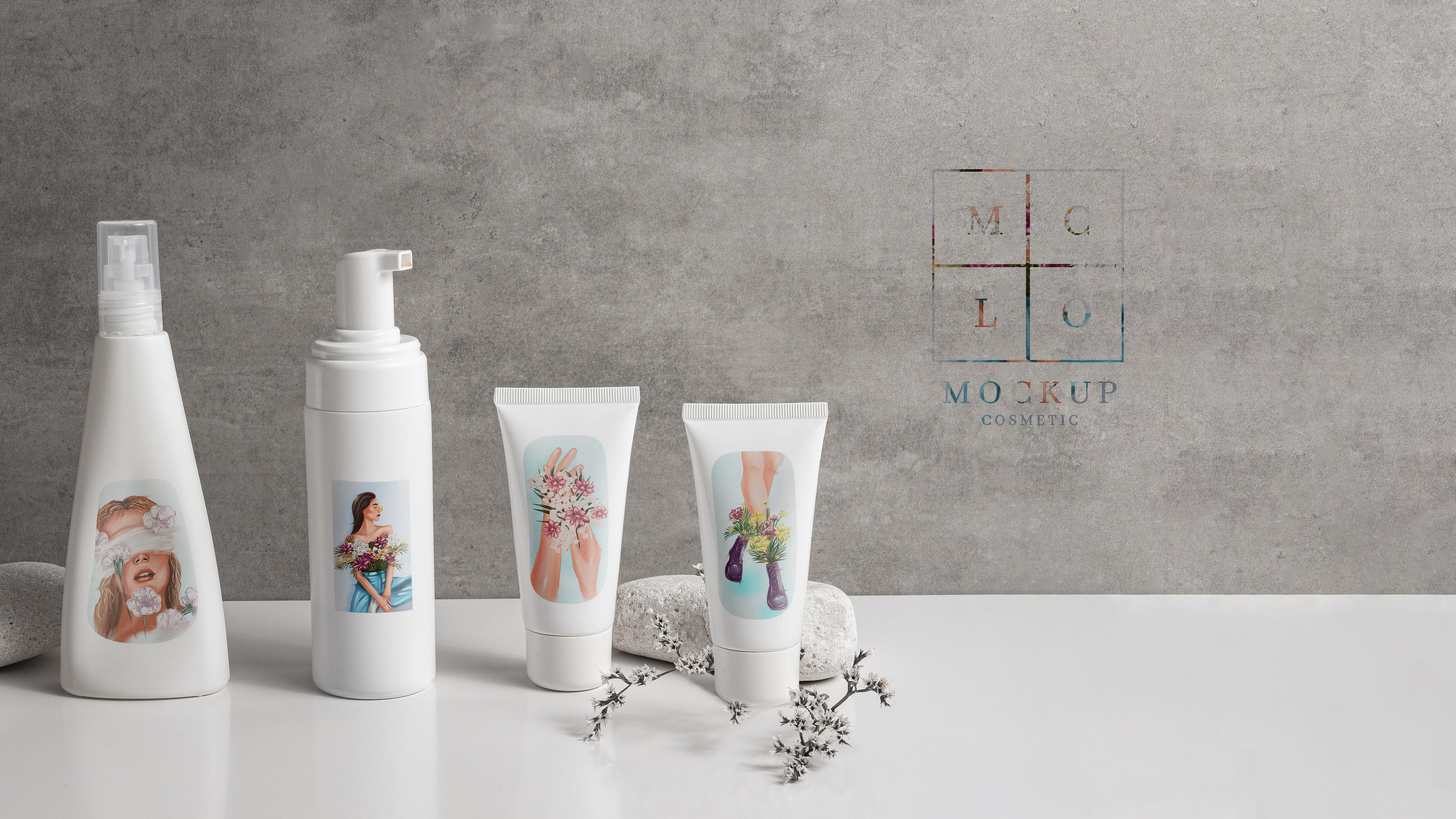 Flowers - cosmetics brand character — Изображение №8 — Иллюстрация, Маркетинг на Dprofile