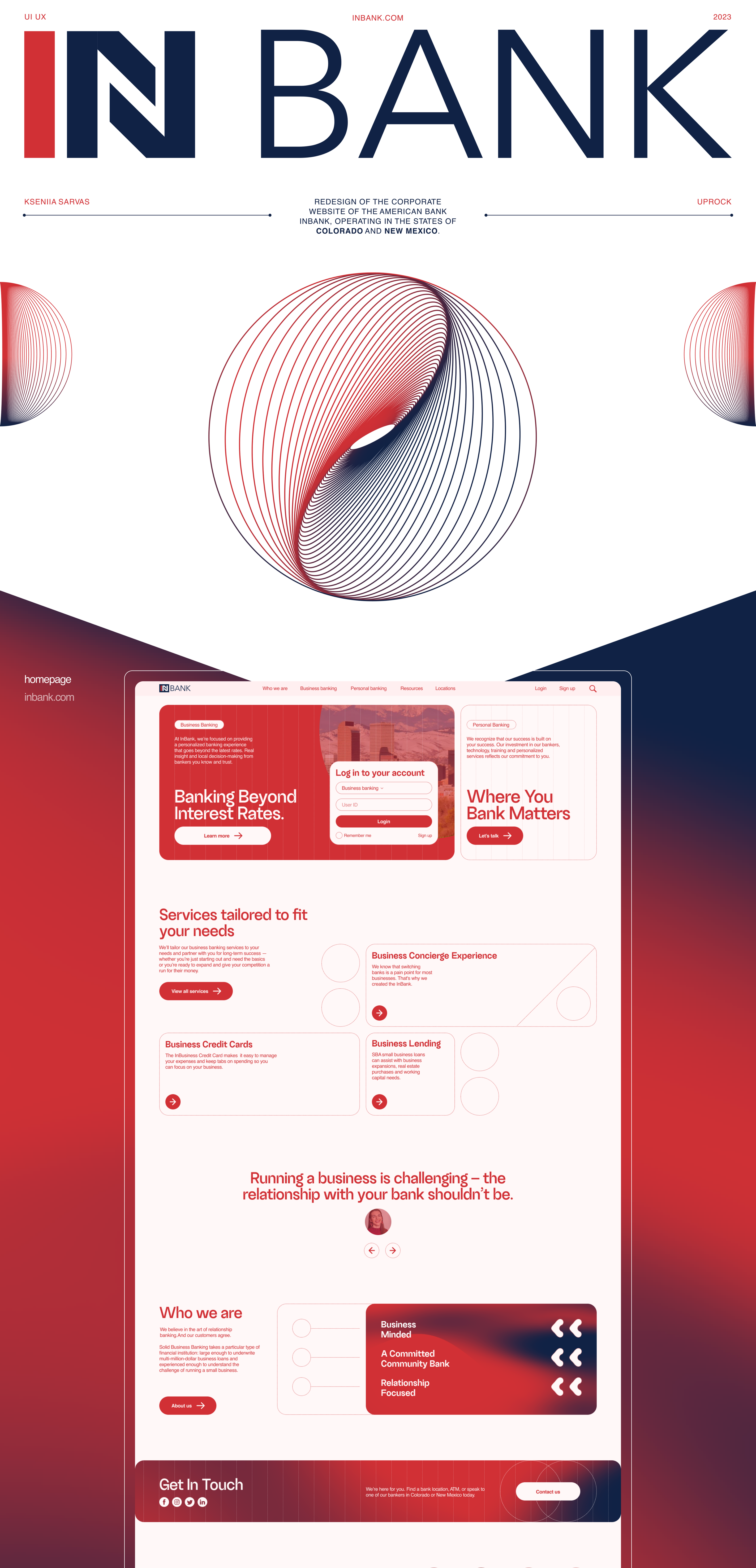 InBank Corporate website — Изображение №1 — Интерфейсы на Dprofile