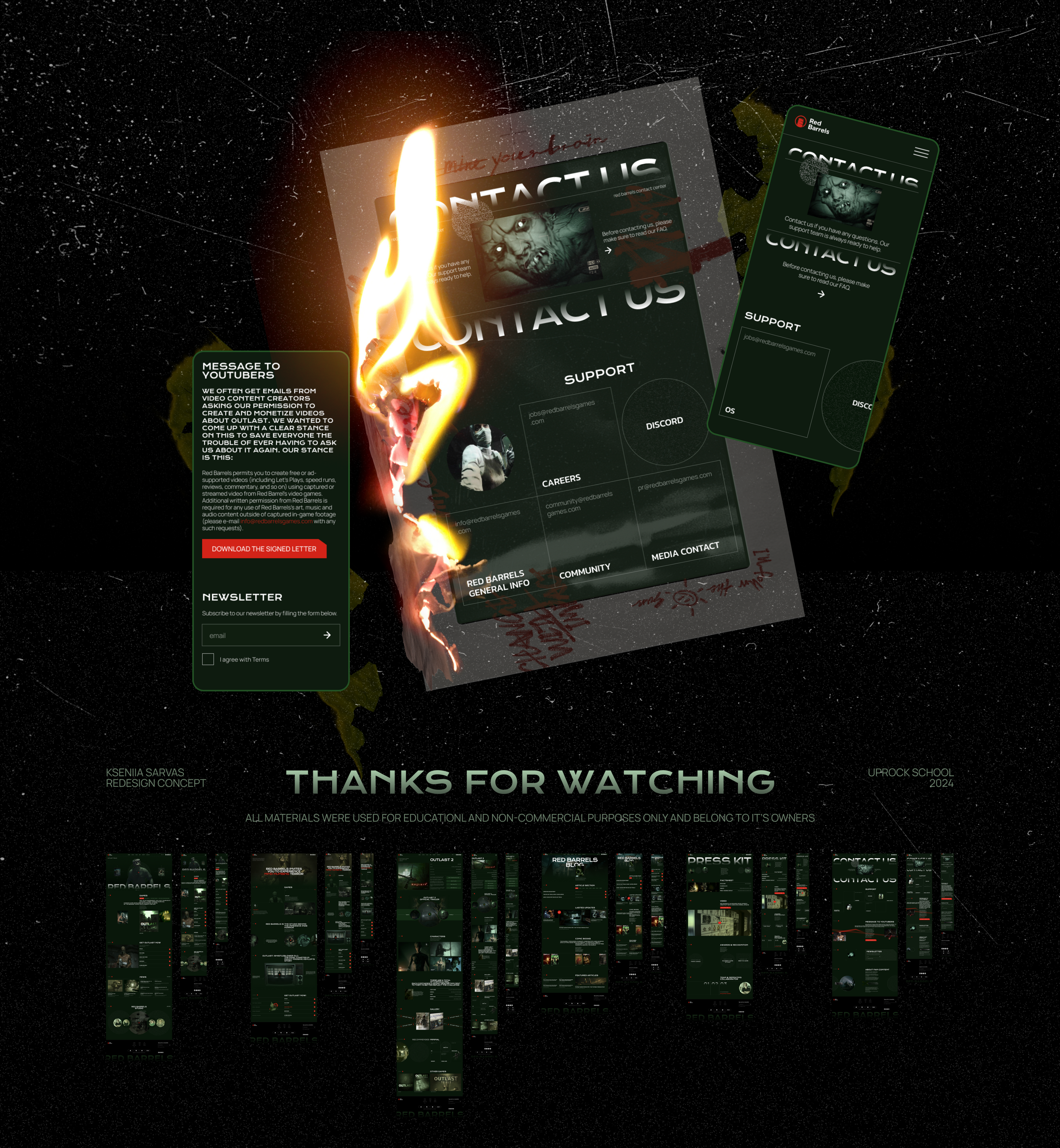 Red Barrels. Corporate website. — Изображение №6 — Графика, Интерфейсы на Dprofile