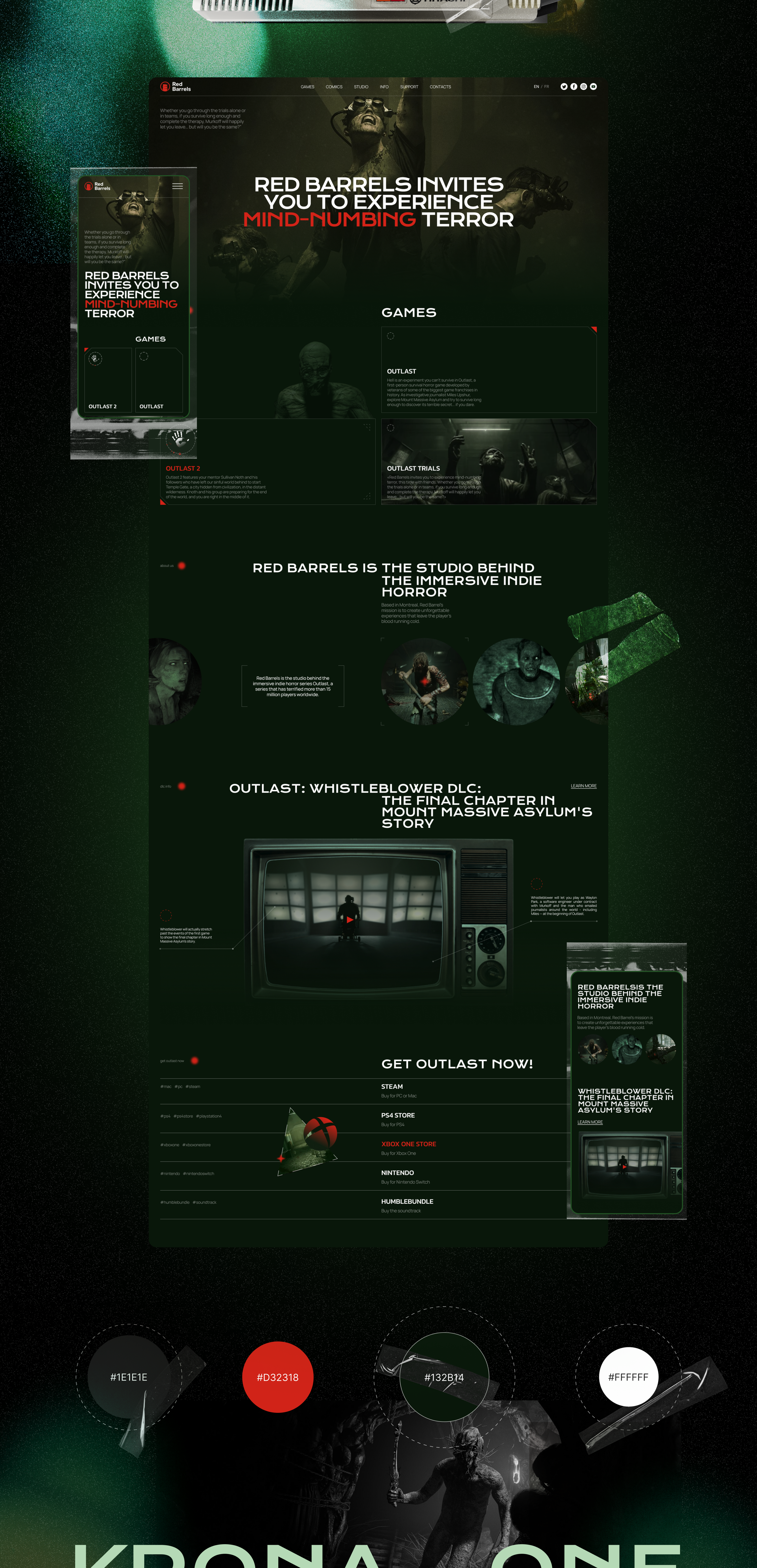 Red Barrels. Corporate website. — Изображение №3 — Графика, Интерфейсы на Dprofile