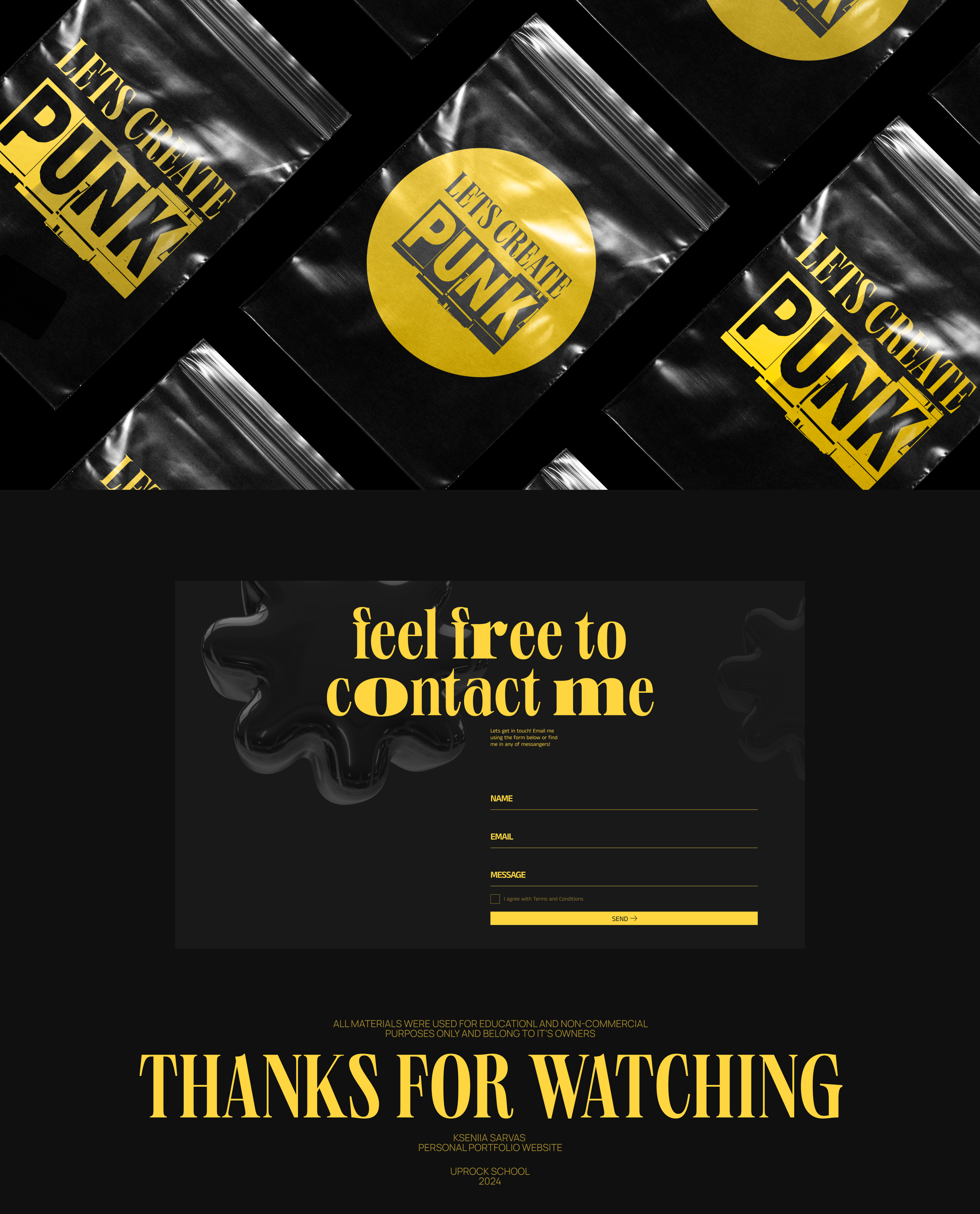 PERSONAL PORTFOLIO WEBSITE UI UX — Изображение №9 — Брендинг, Интерфейсы на Dprofile