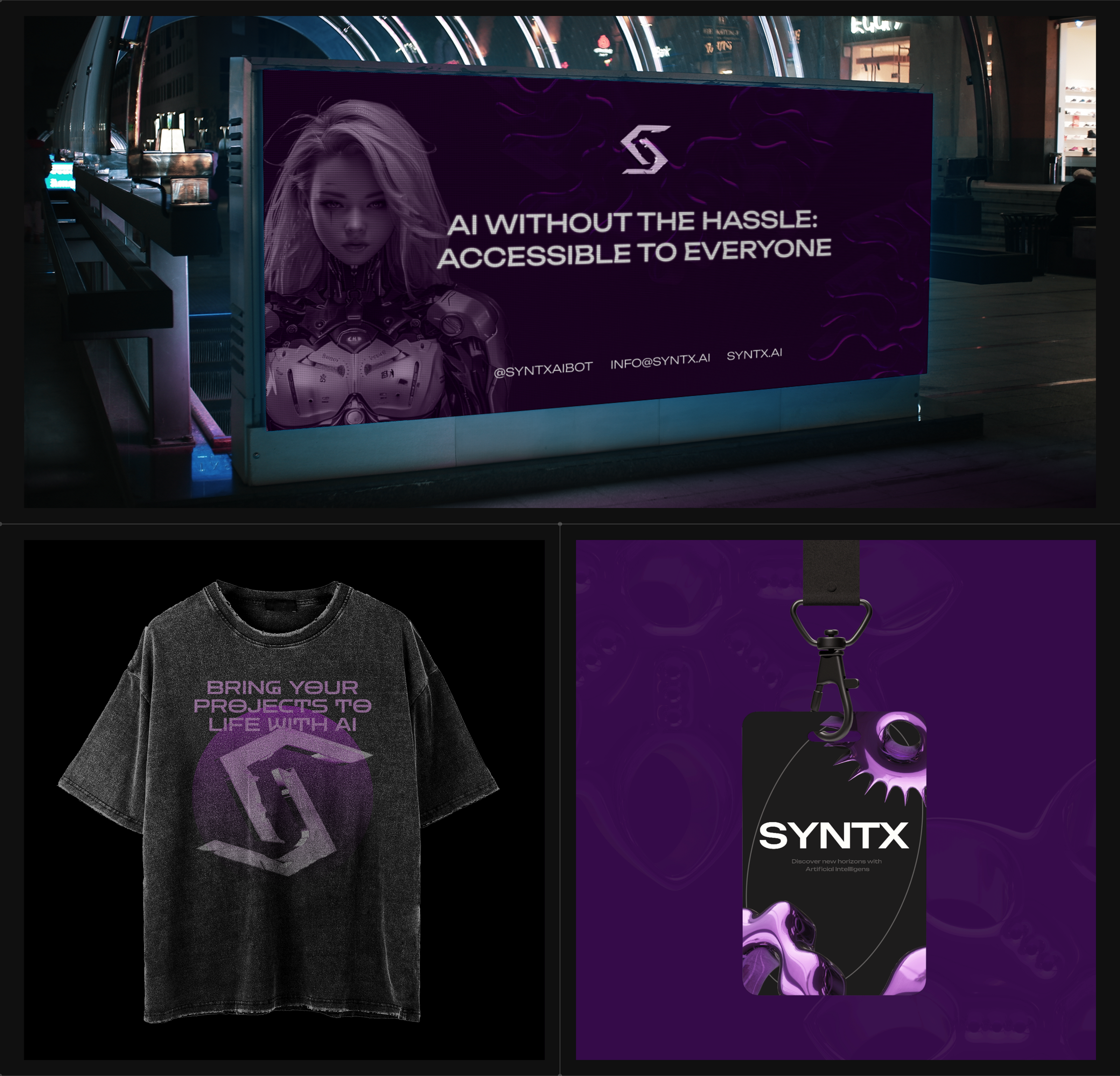 SYNTX AI — Изображение №6 — Графика, Интерфейсы на Dprofile